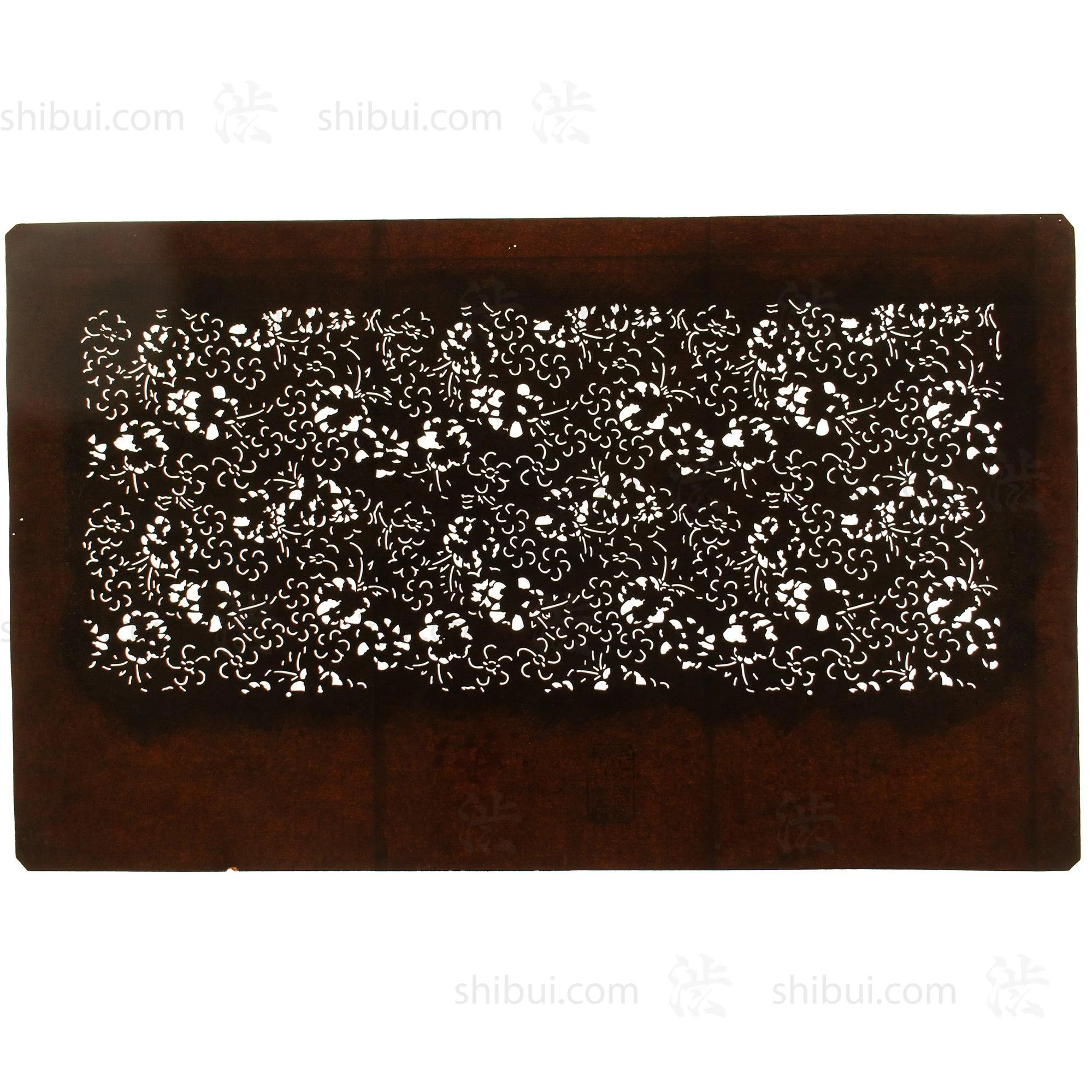 Katagami  Japanese Lacquered Paper Stencil