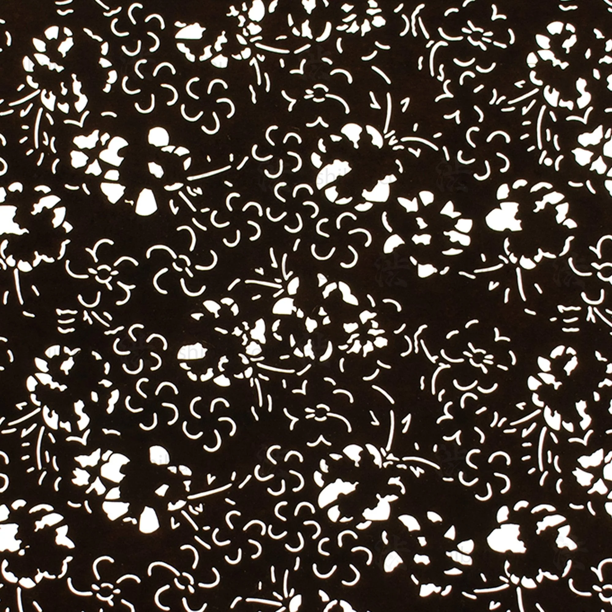 Katagami  Japanese Lacquered Paper Stencil - Image 3