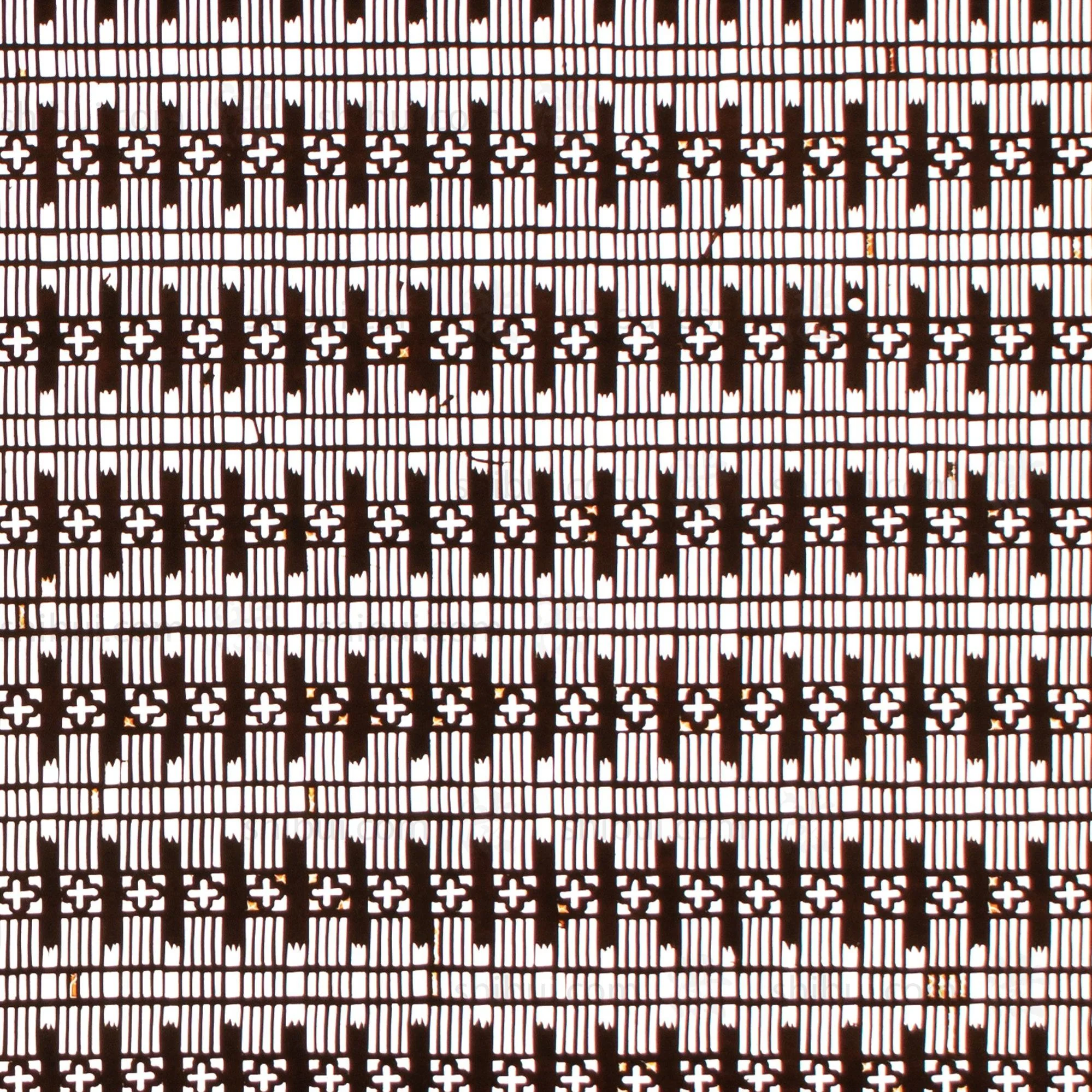 Katagami  Japanese Lacquered Paper Stencil - Image 2