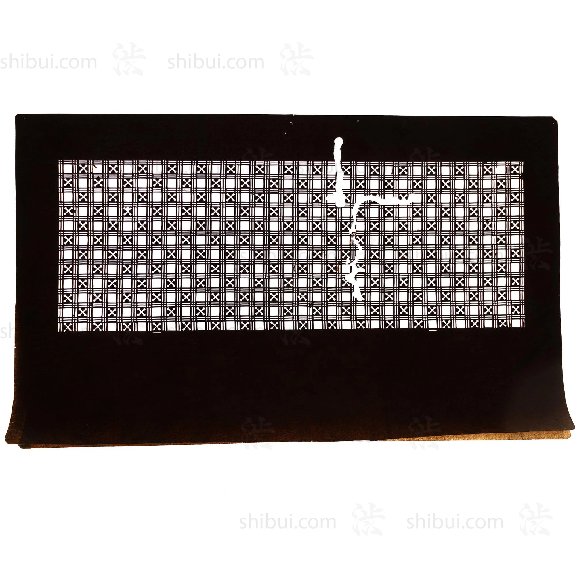 Katagami  Japanese Lacquered Paper Stencil - Image 3