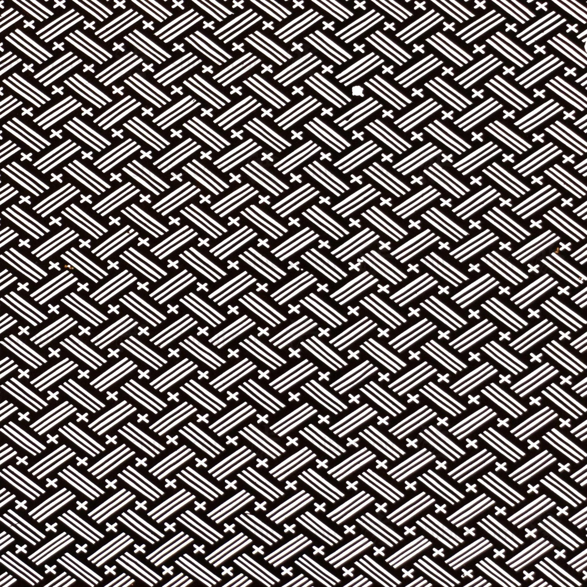 Katagami  Japanese Lacquered Paper Stencil