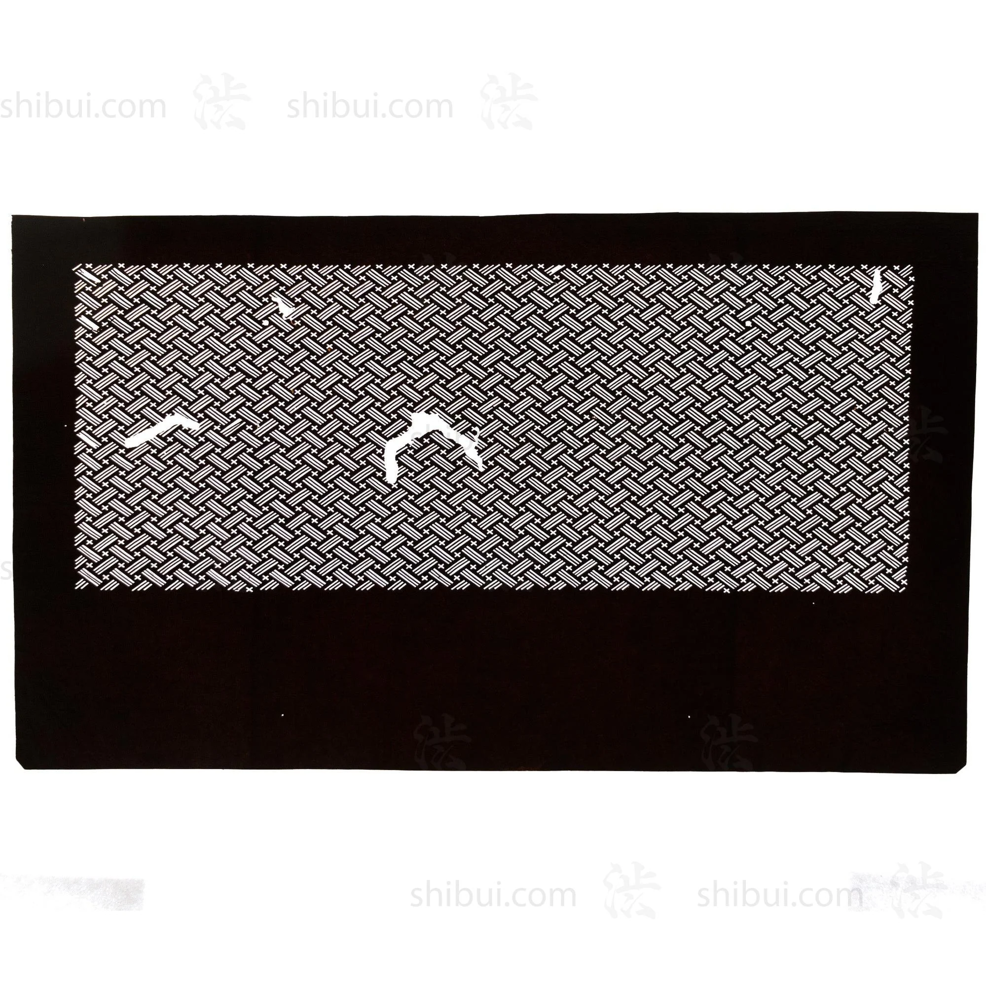 Katagami  Japanese Lacquered Paper Stencil - Image 2