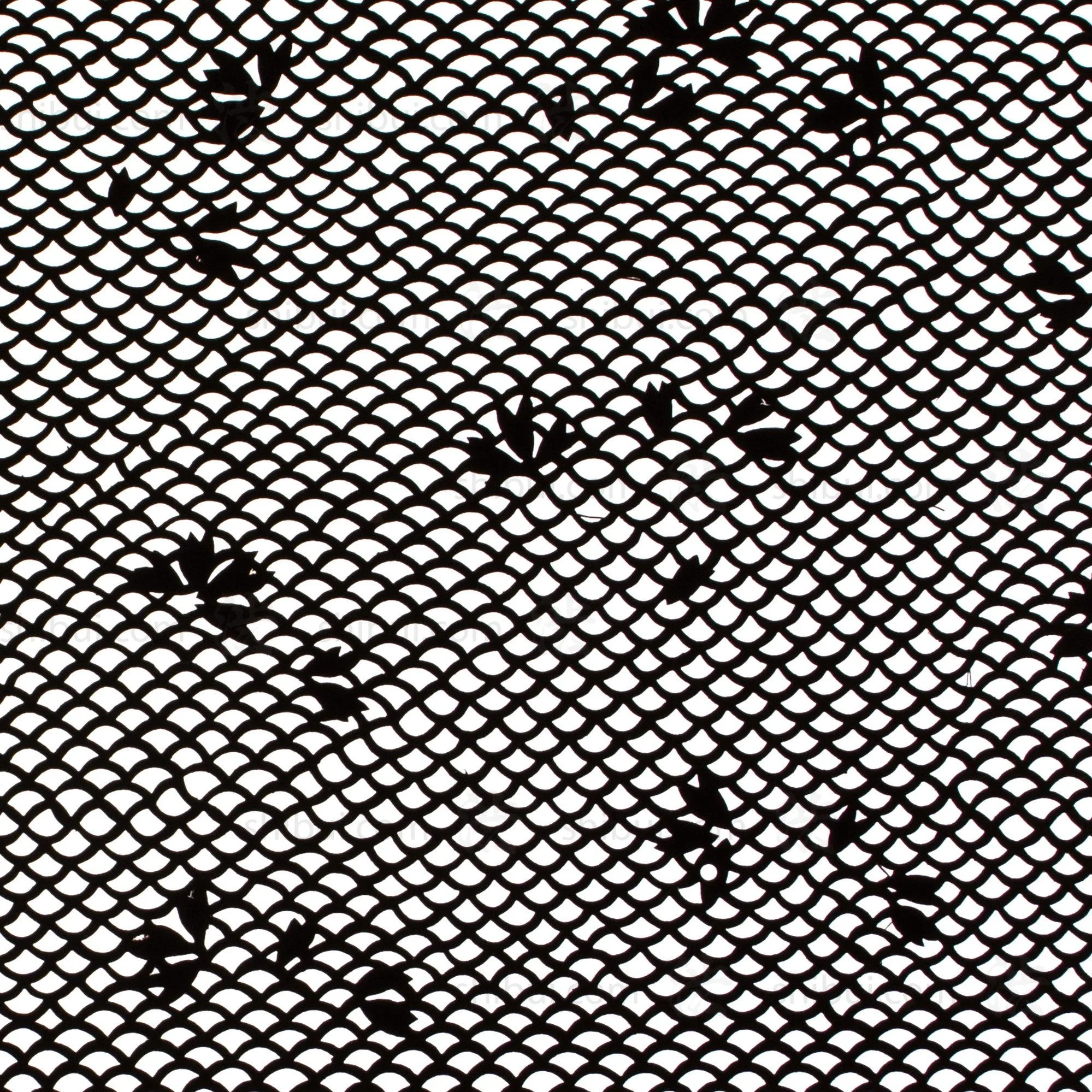 Katagami  Japanese Lacquered Paper Stencil
