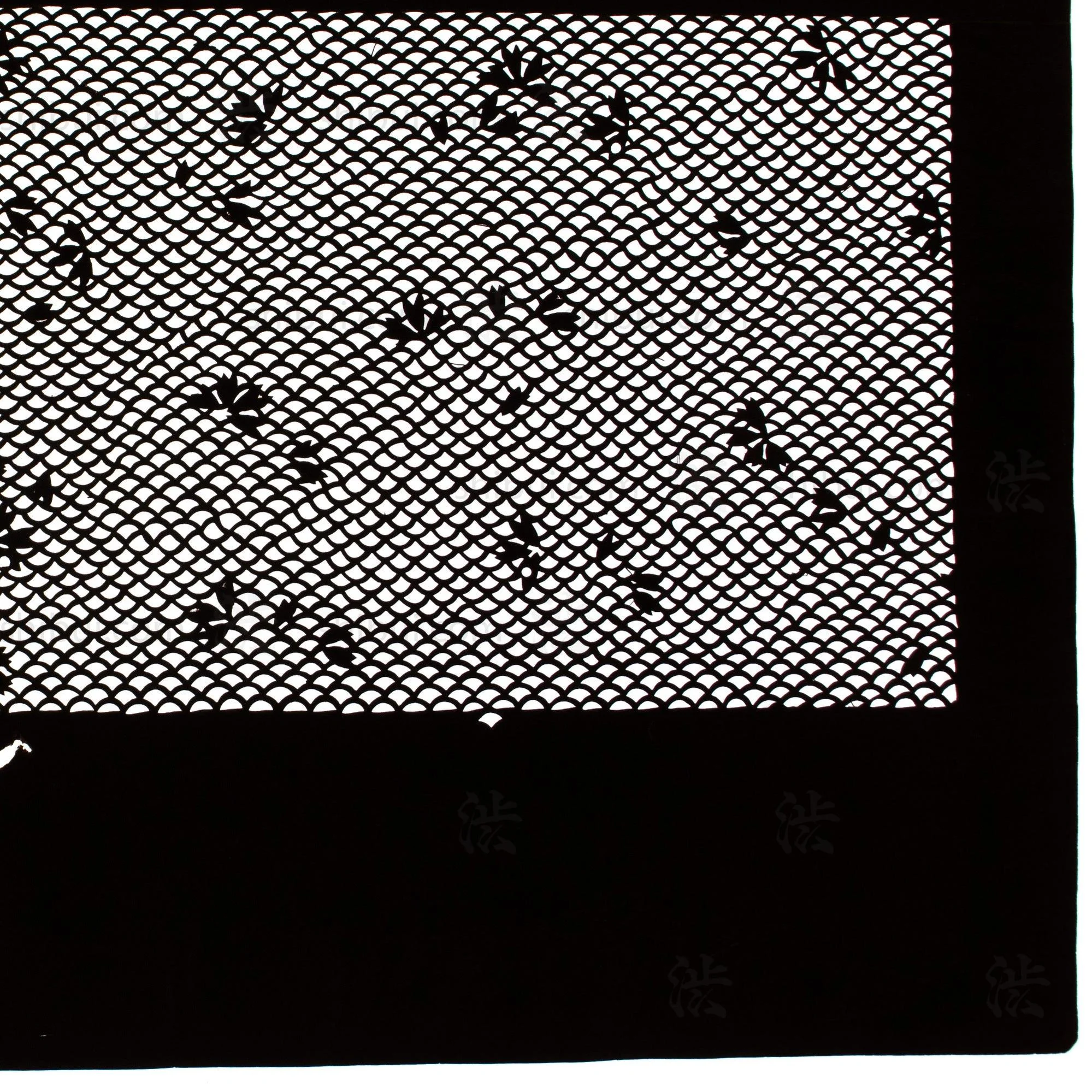 Katagami  Japanese Lacquered Paper Stencil - Image 2