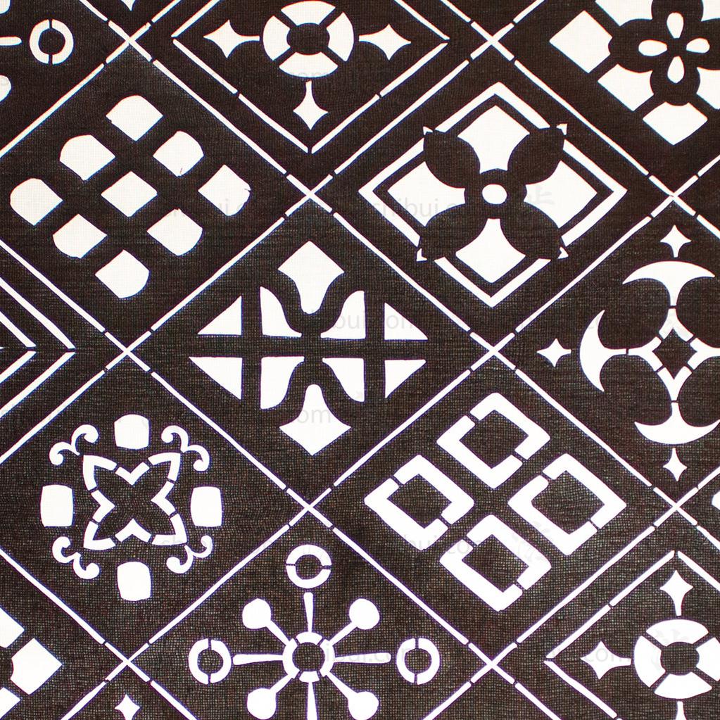 Katagami  Japanese Lacquered Paper Stencil - Image 2