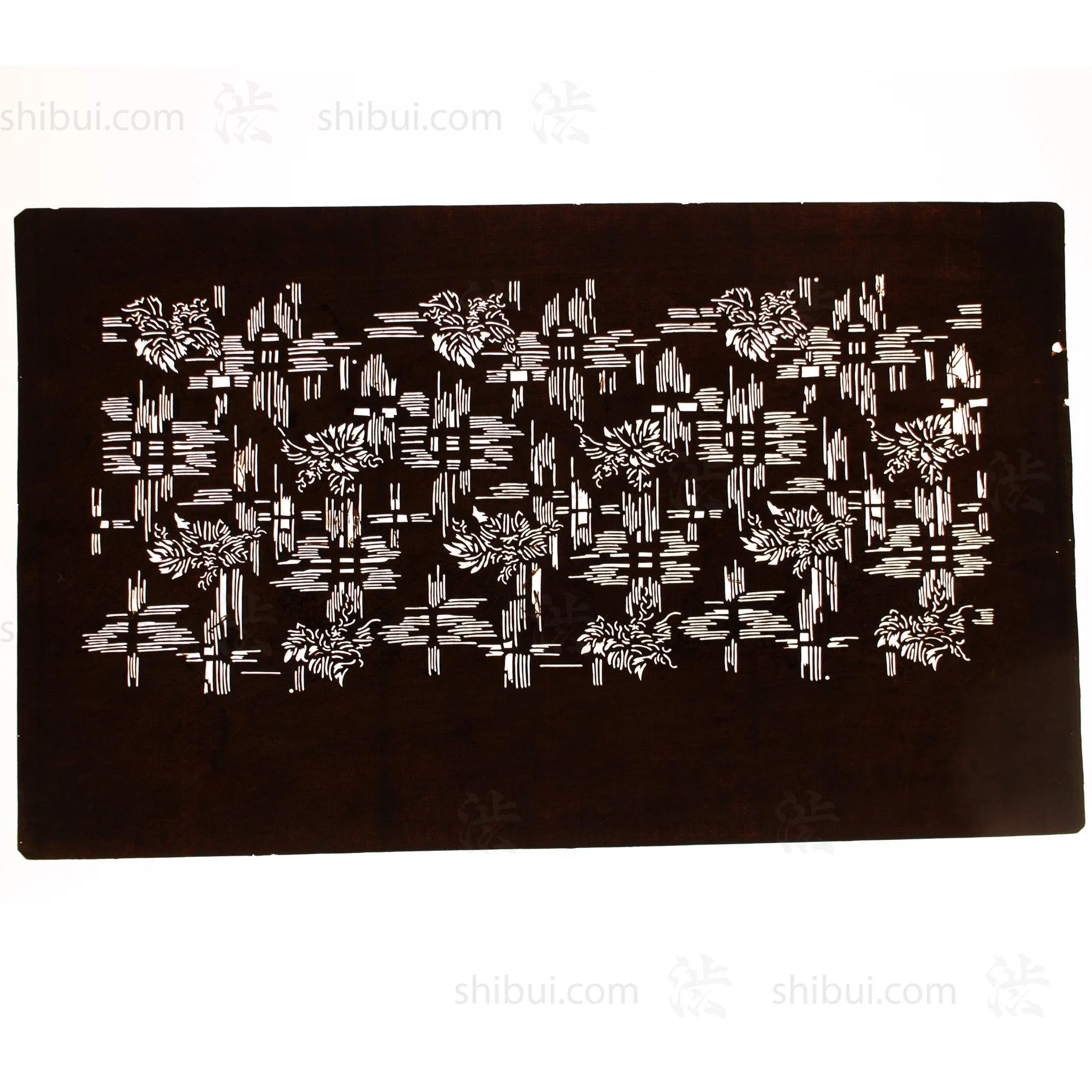 Katagami  Japanese Lacquered Paper Stencil