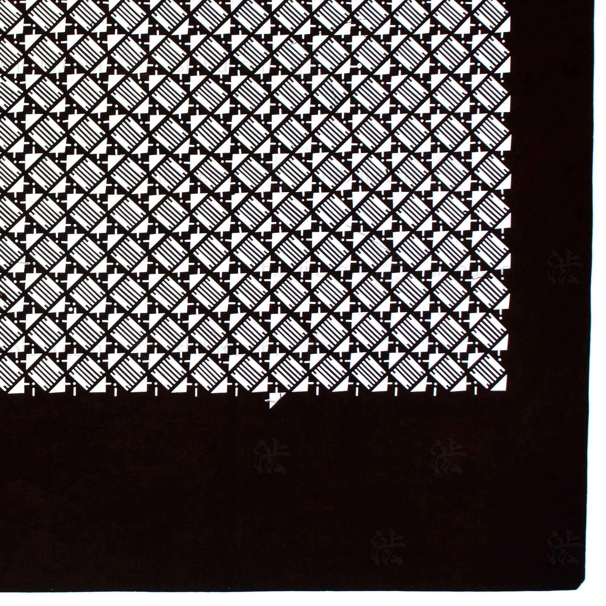 Katagami  Japanese Lacquered Paper Stencil - Image 3