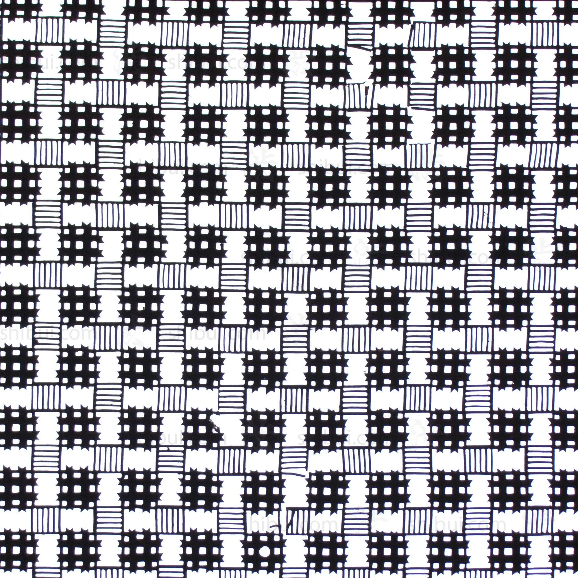 Katagami  Japanese Lacquered Paper Stencil