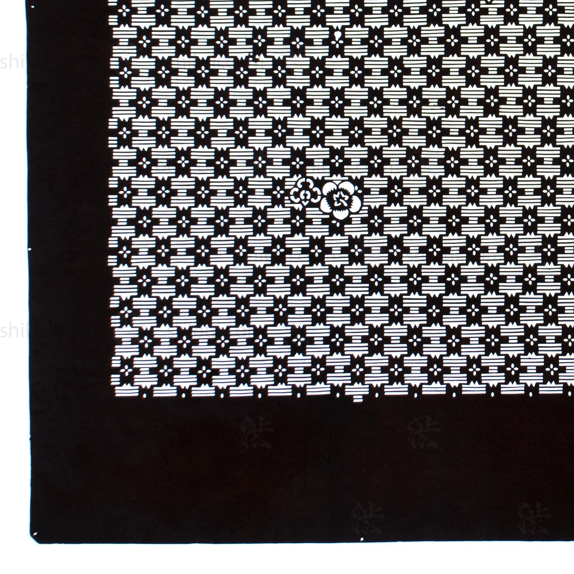 Katagami  Japanese Lacquered Paper Stencil - Image 3