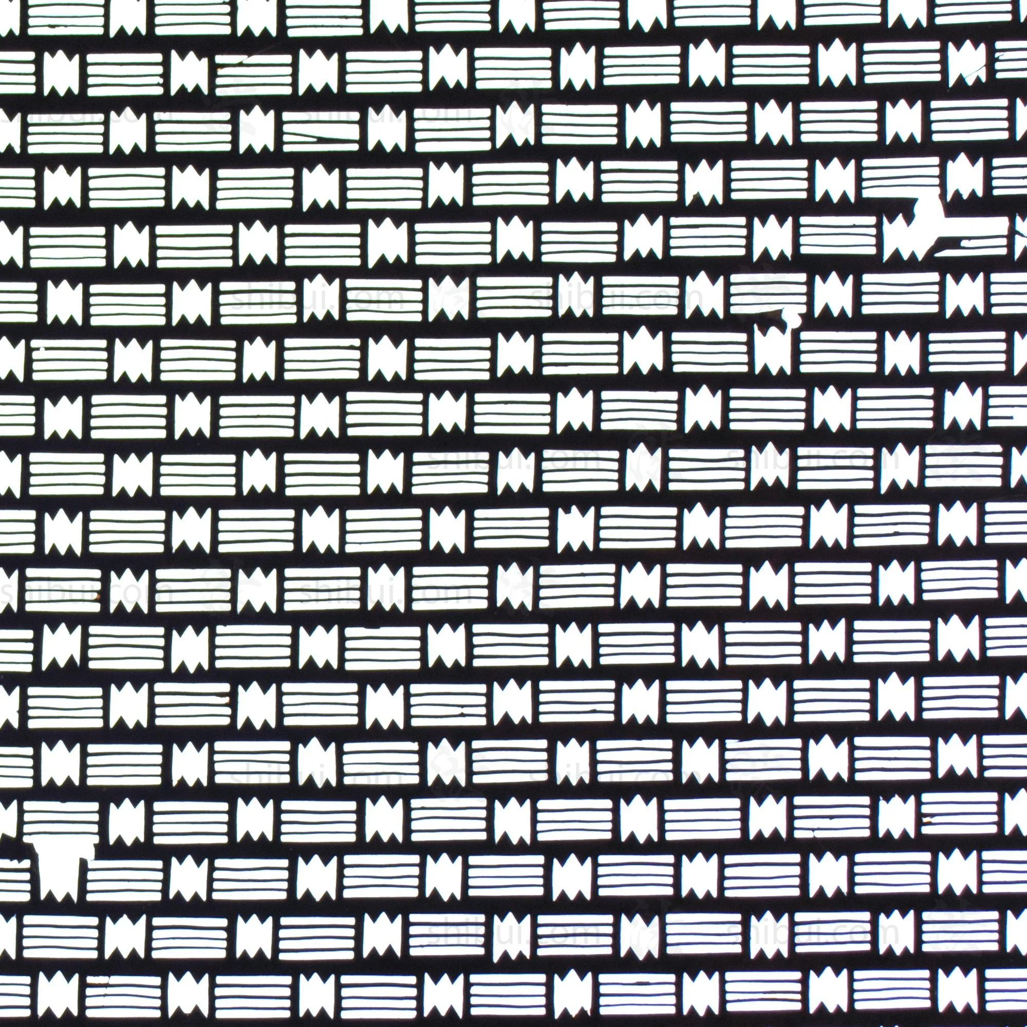 Katagami  Japanese Lacquered Paper Stencil