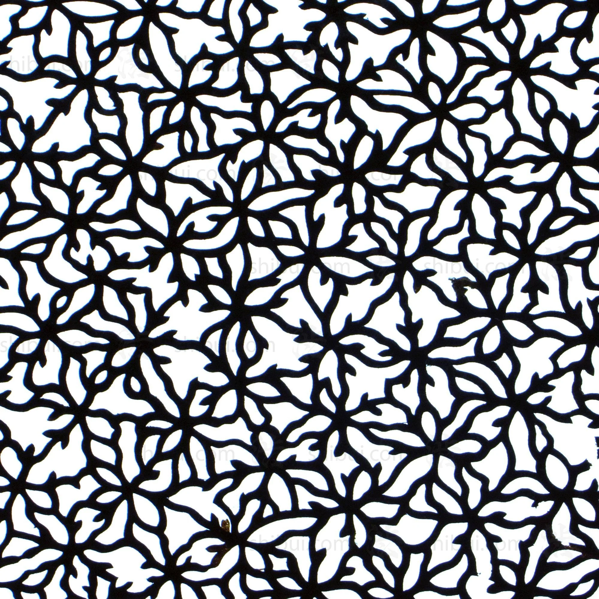Katagami  Japanese Lacquered Paper Stencil