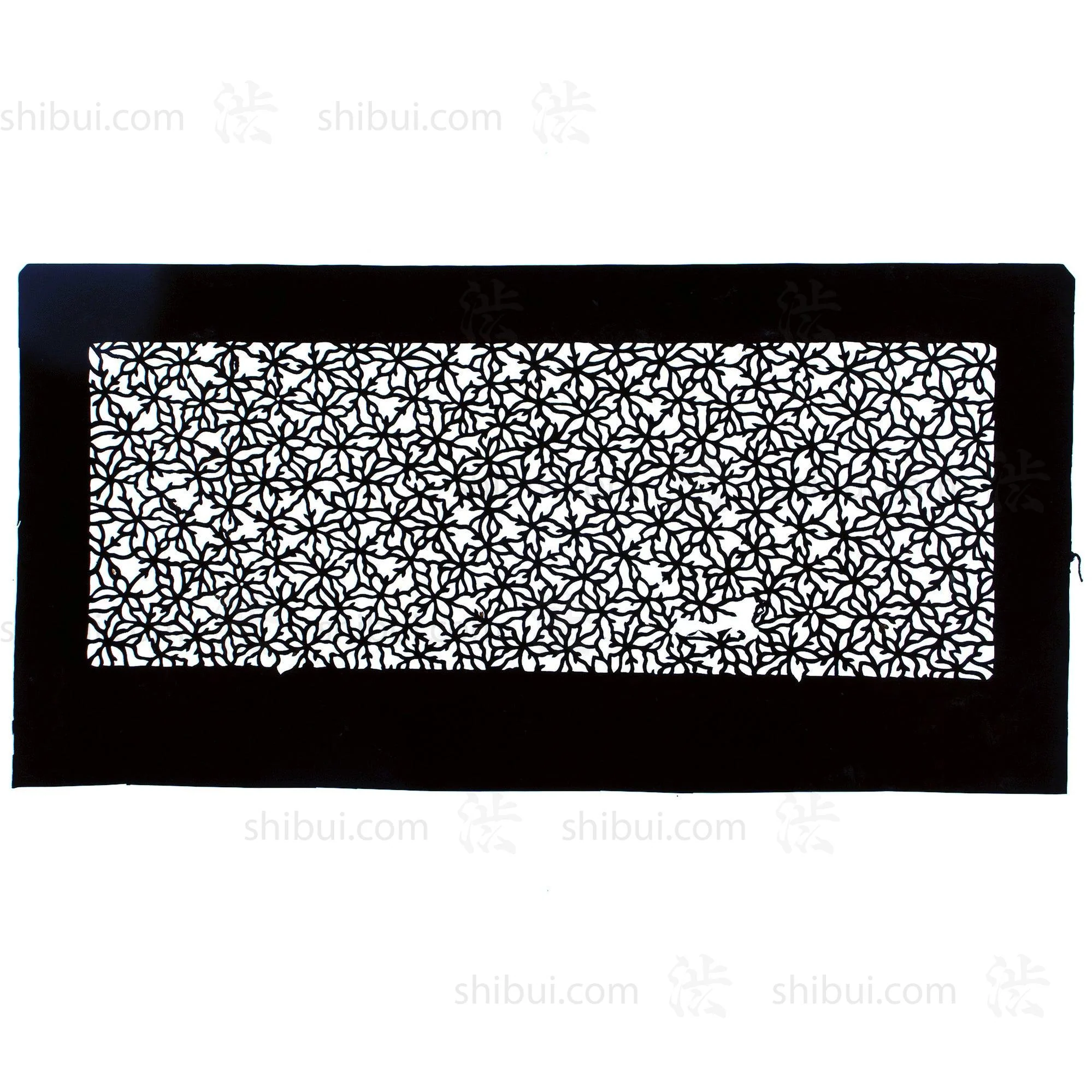 Katagami  Japanese Lacquered Paper Stencil - Image 2