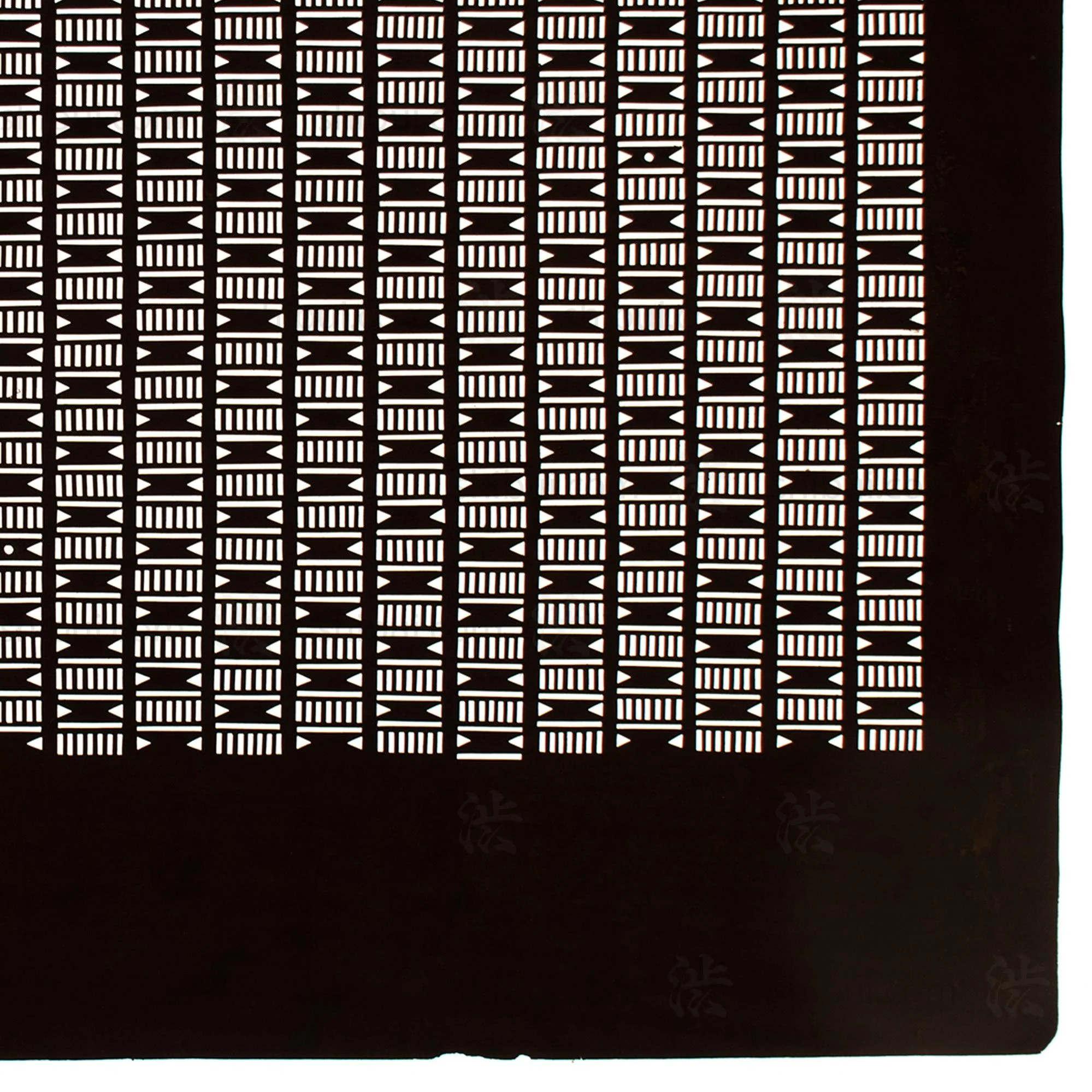 Katagami  Japanese Lacquered Paper Stencil - Image 3