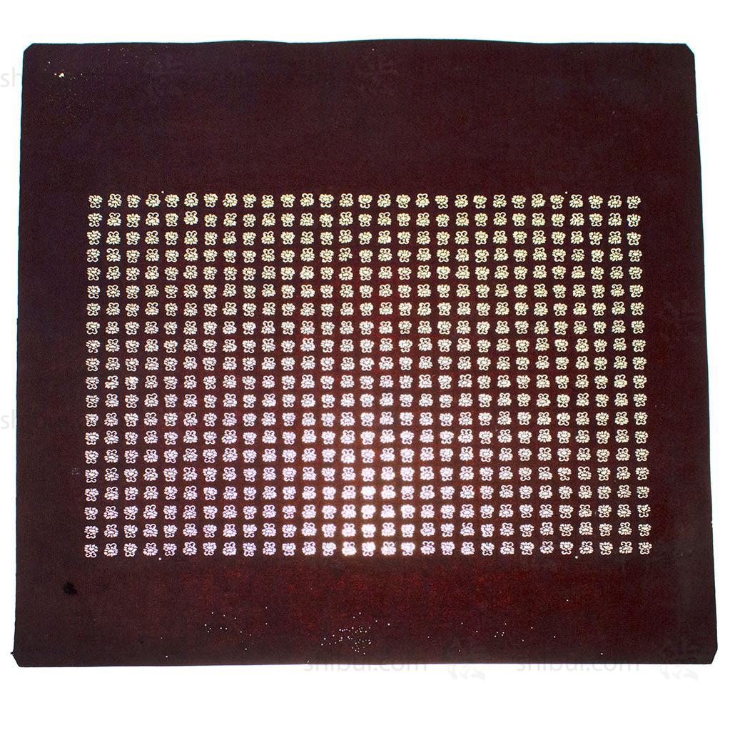 Katagami Japanese Motif Lacquered Paper Stencil Pattern
