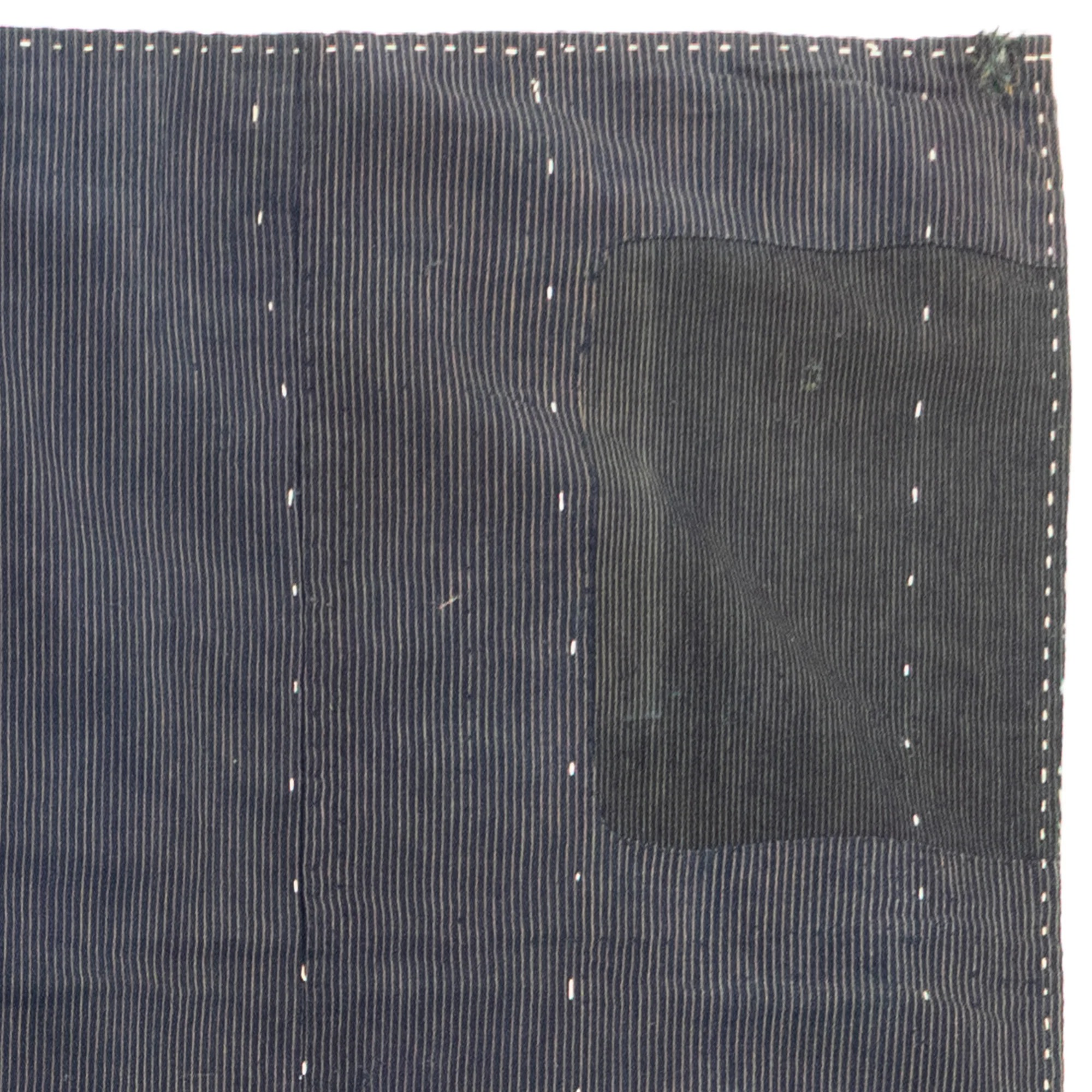 Katazome & Shima Blanket | Japanese Stencil Resisted Indigo Dyed Cotton - Image 11