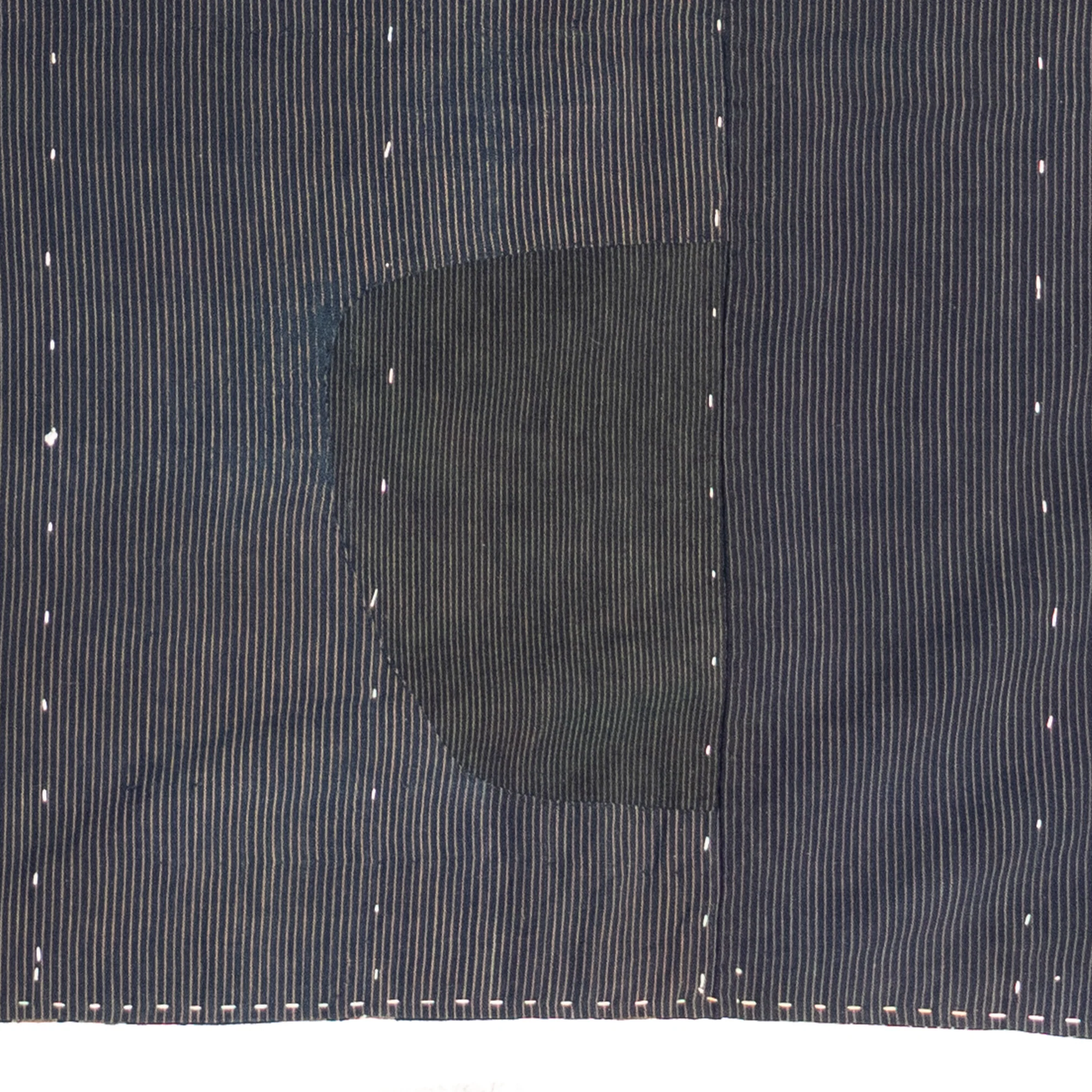 Katazome & Shima Blanket | Japanese Stencil Resisted Indigo Dyed Cotton - Image 7