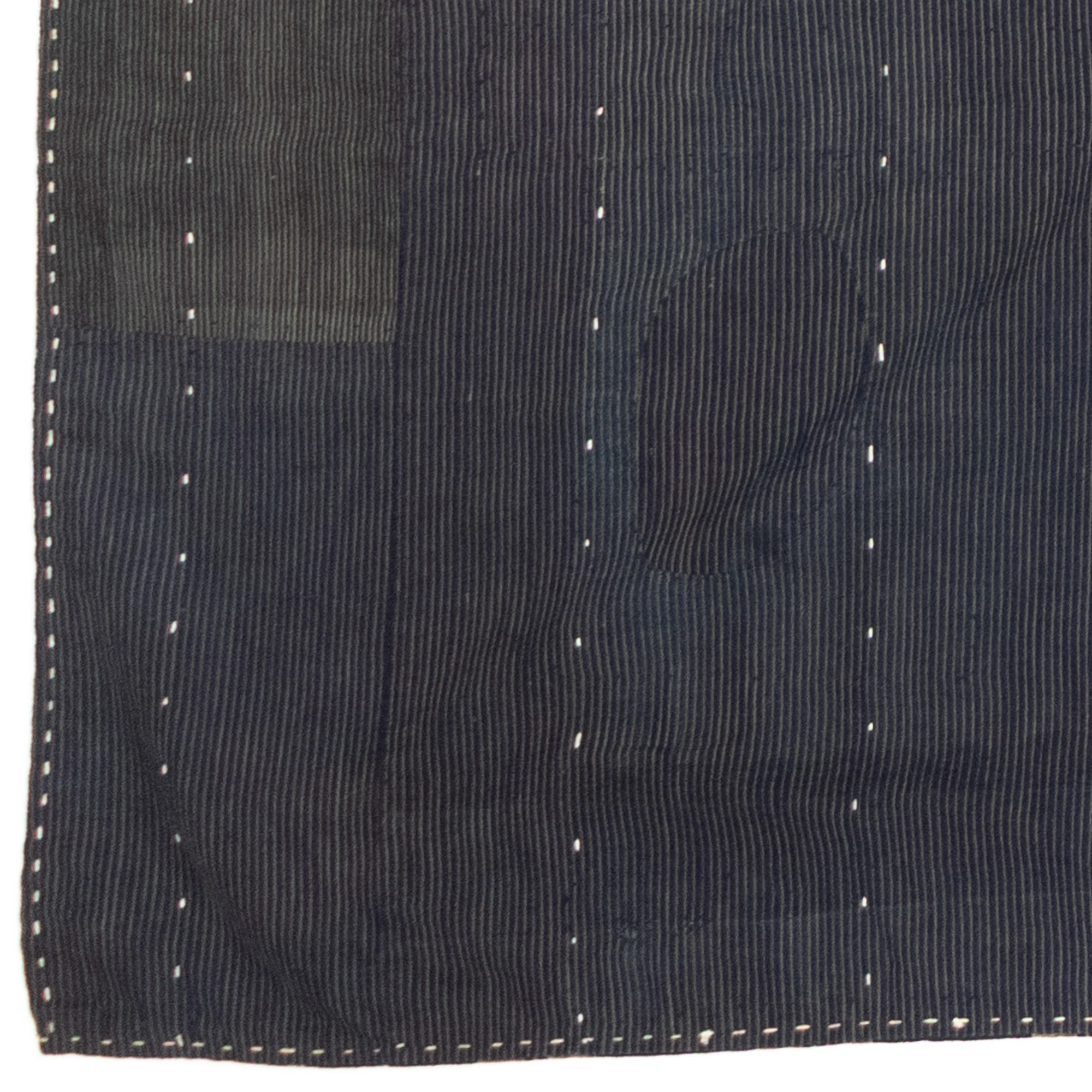 Katazome & Shima Blanket | Japanese Stencil Resisted Indigo Dyed Cotton - Image 8