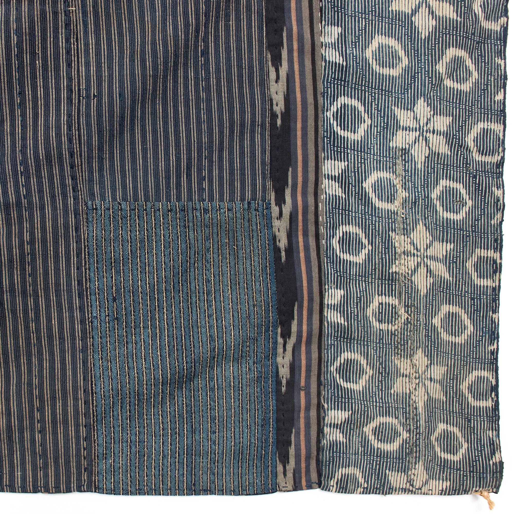 Katazome & Shima Blanket | Japanese Stencil Resisted Indigo Dyed Cotton - Image 6