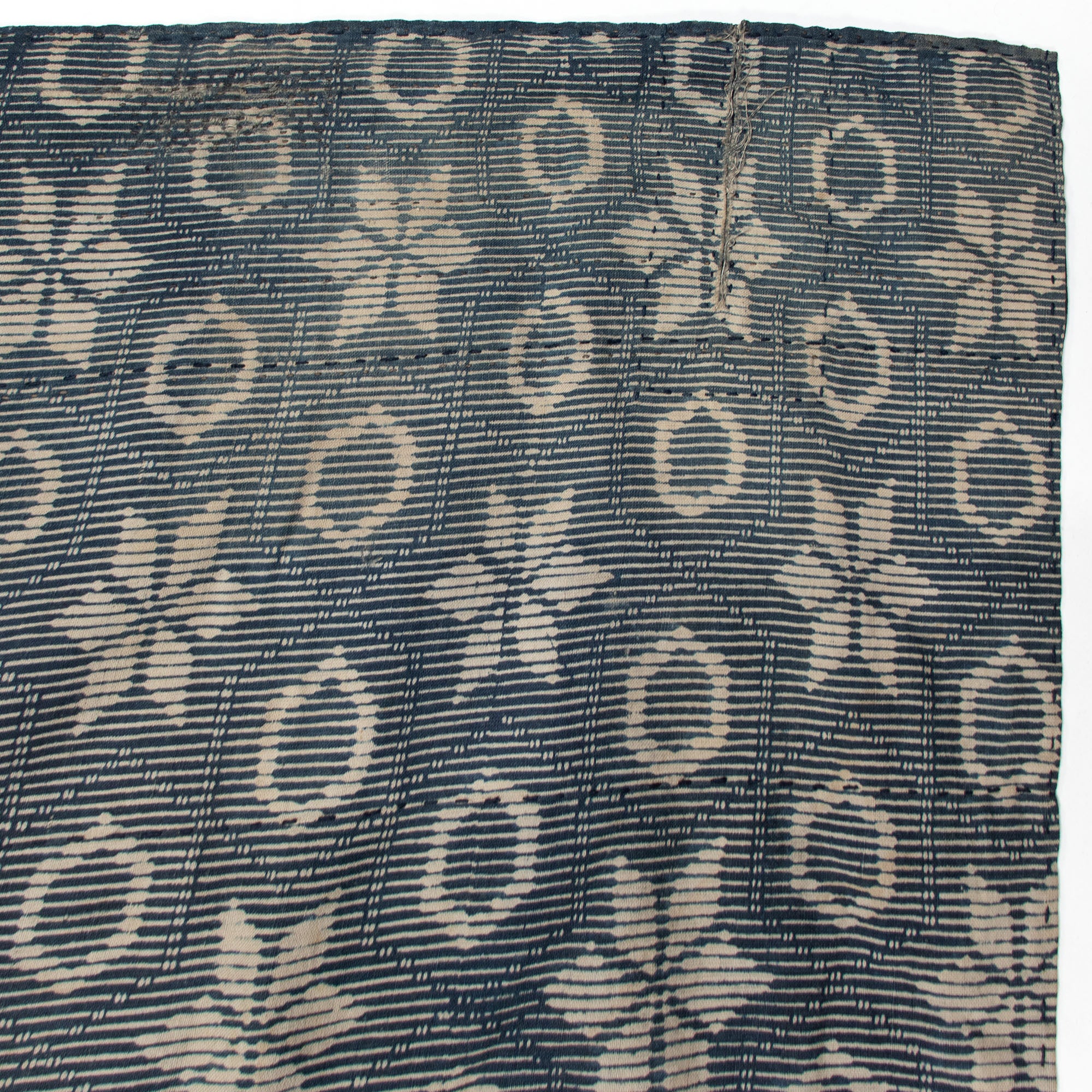 Katazome & Shima Blanket | Japanese Stencil Resisted Indigo Dyed Cotton - Image 7