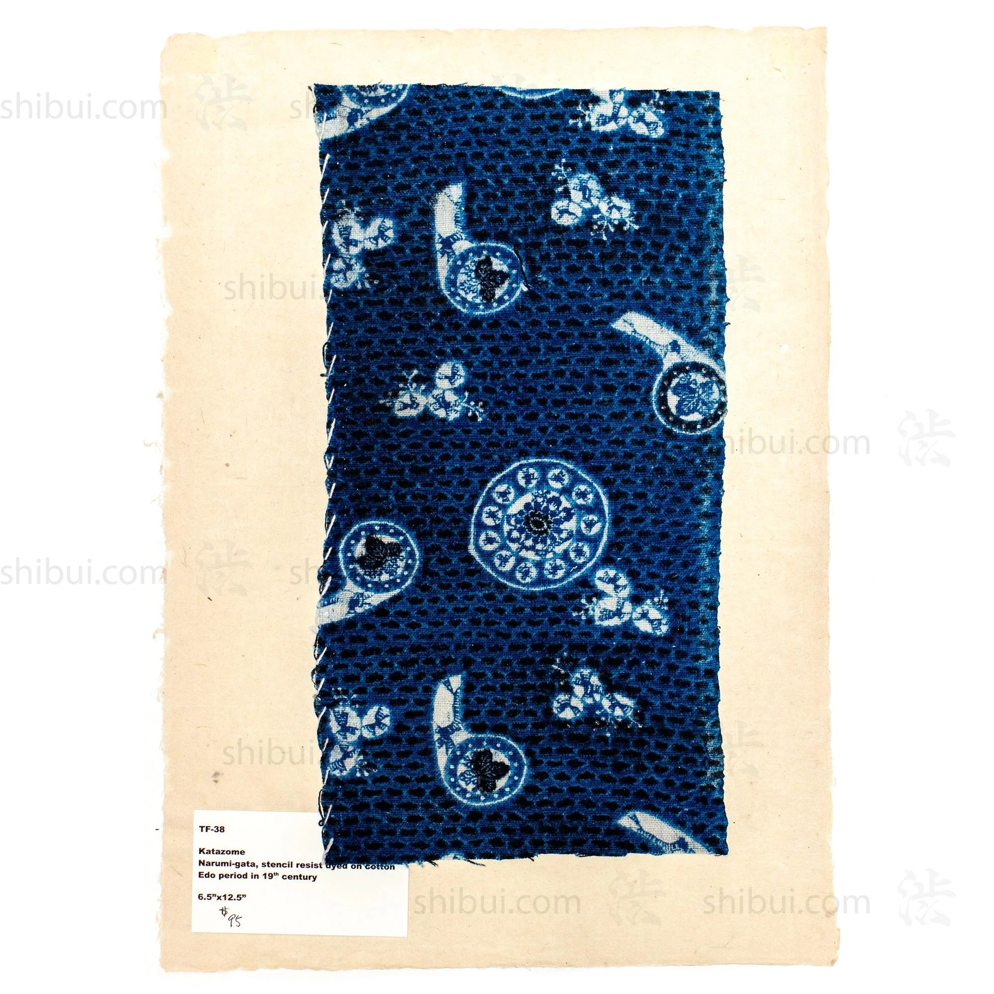Narumi-gata Katazome Textile Fragment