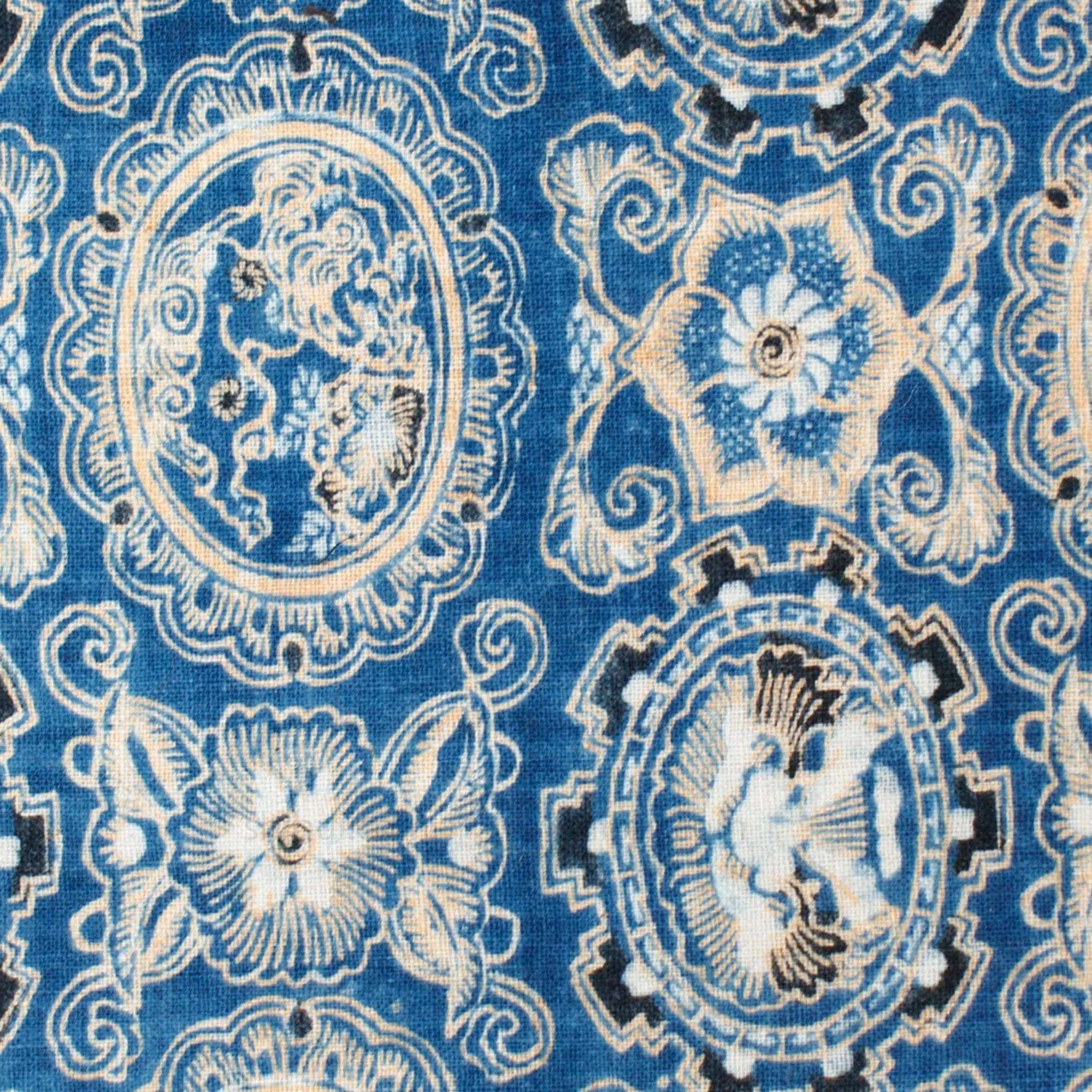Ai-zarasa Katazome Textile Fragment - Image 2