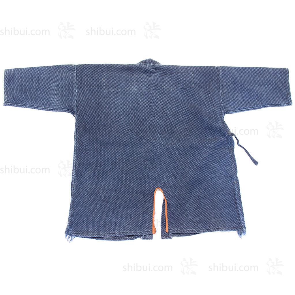 Indigo Dyed Kendo Jacket with Sashiko-Style Stitching - Image 2
