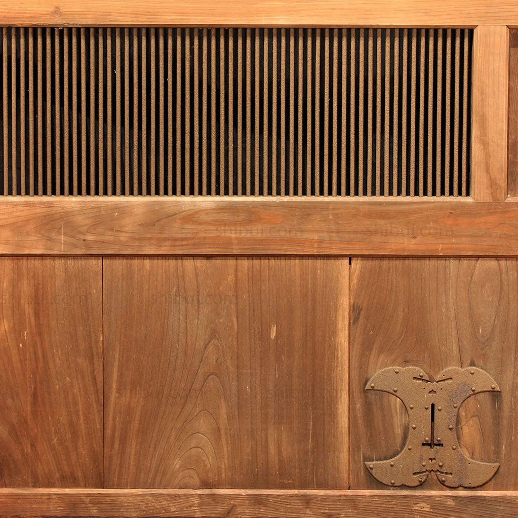 Keyaki and Sugi Kura Door | Japanese Elm and Japanese Cedar Summer Storehouse Door | Japanese Architectural Decor - Image 3