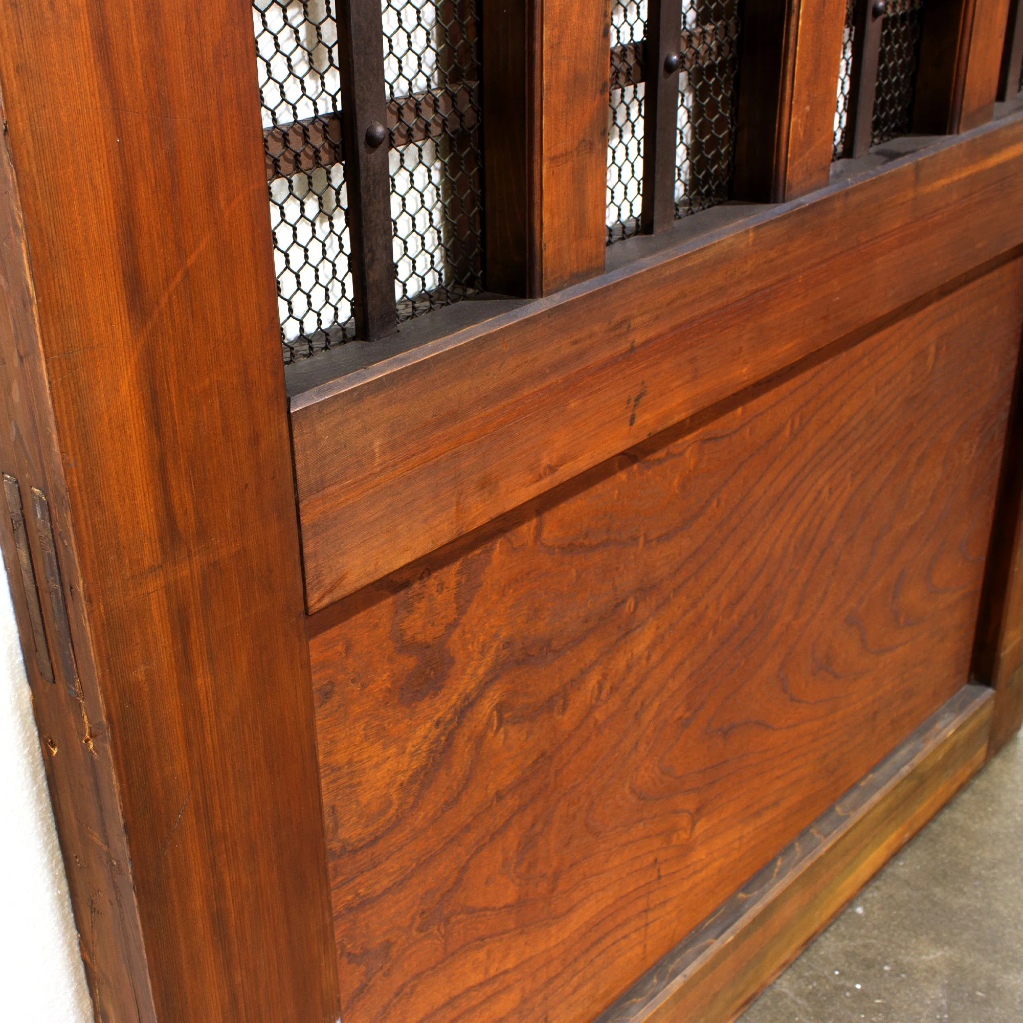 Keyaki Kura Door | Japanese Elm Summer Storehouse Door | Japanese Architectural Décor - Image 4