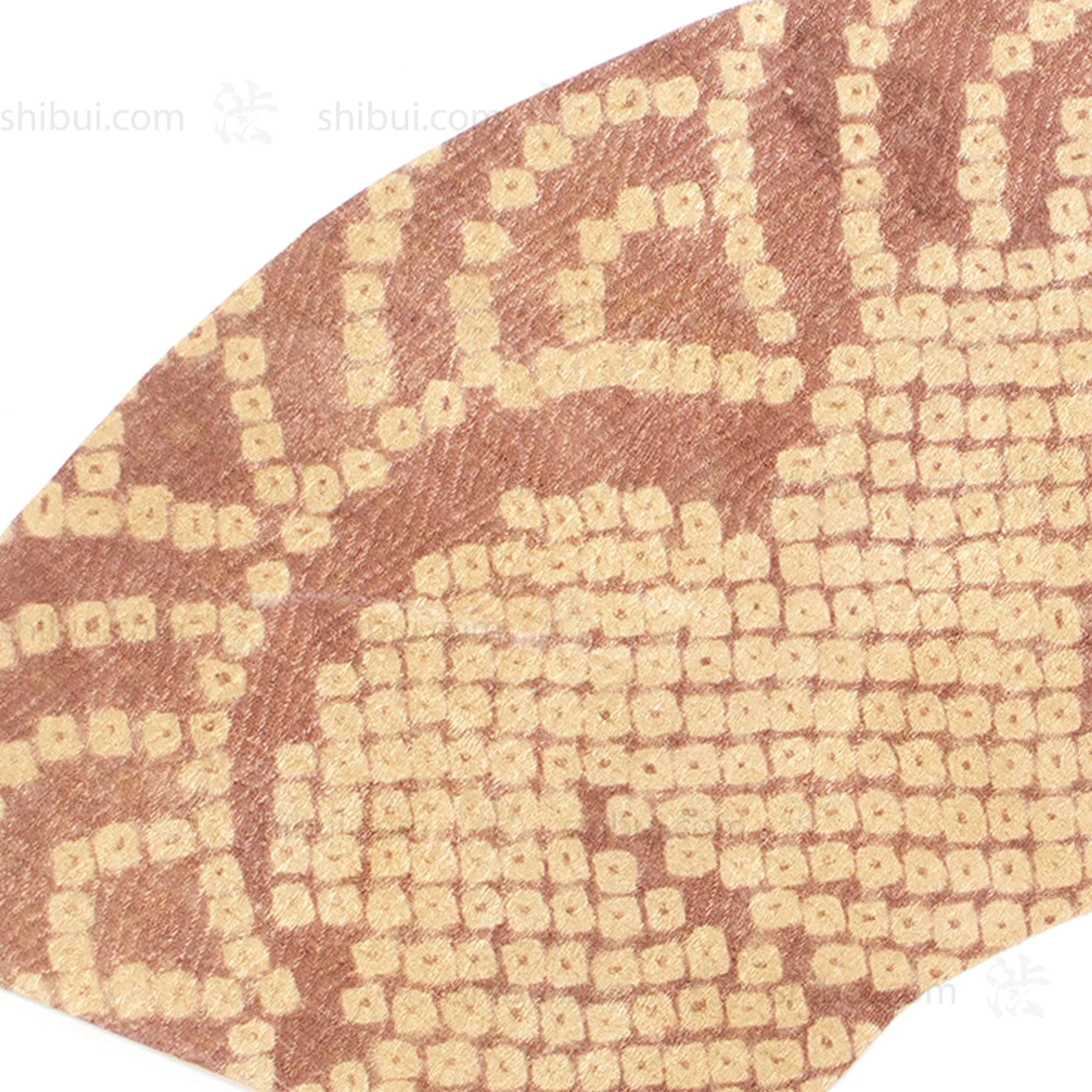 Shibori Kimono Fabric Fan | Japanese Antique Fan - Image 2