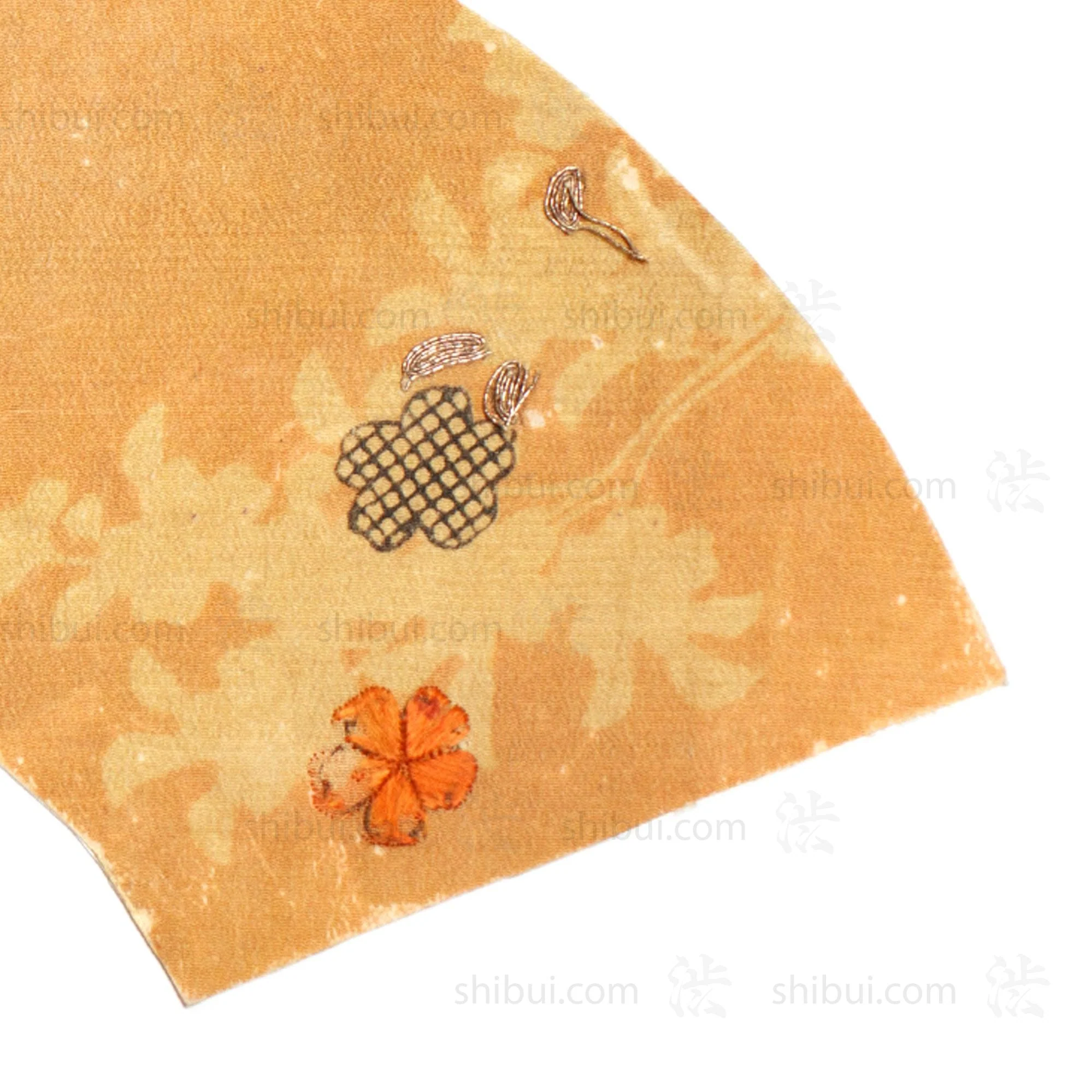 Kimono Fabric Fan | Japanese Antique Fan - Image 3