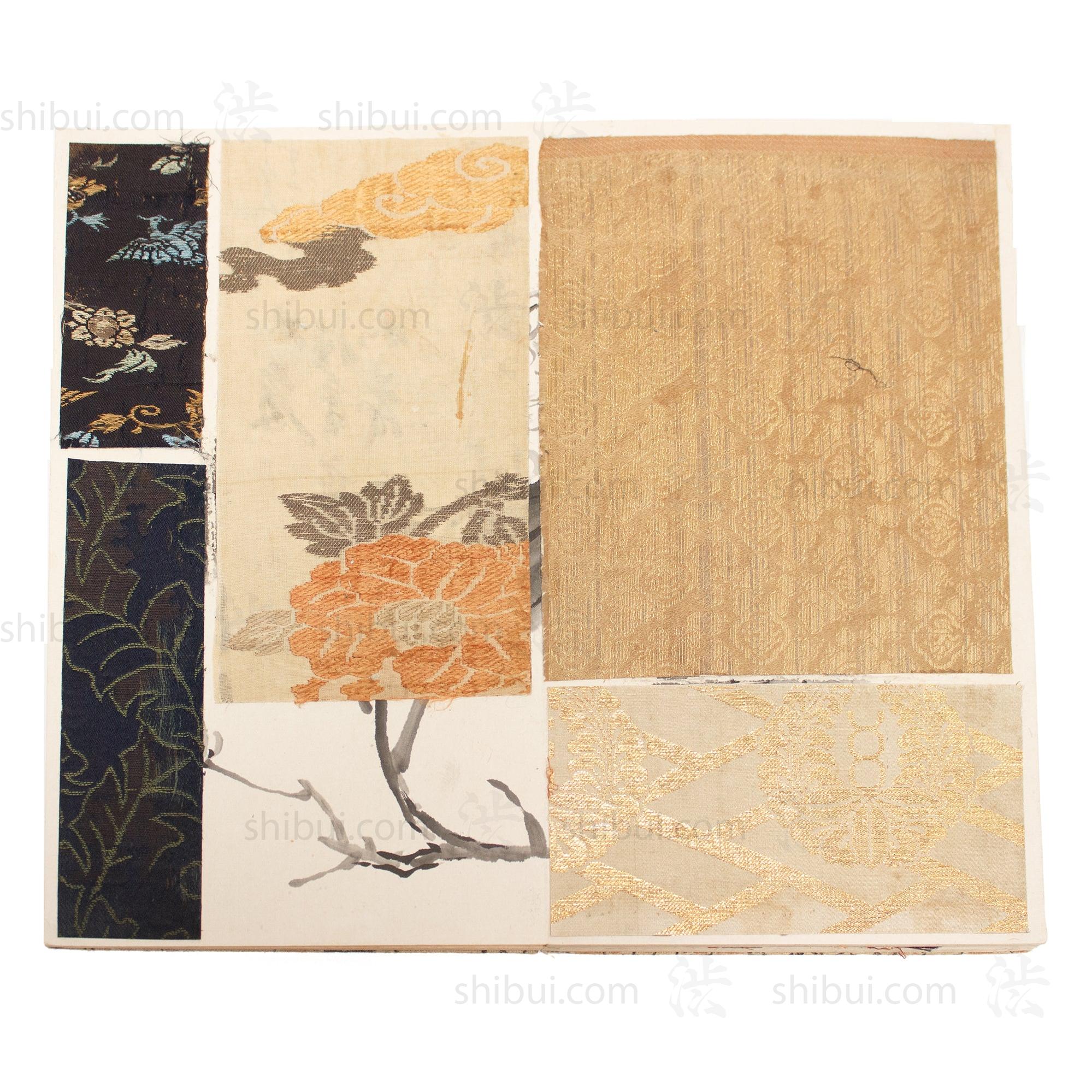 Kire Kagami - Japanese Antique Brocade Sample Book - Image 6