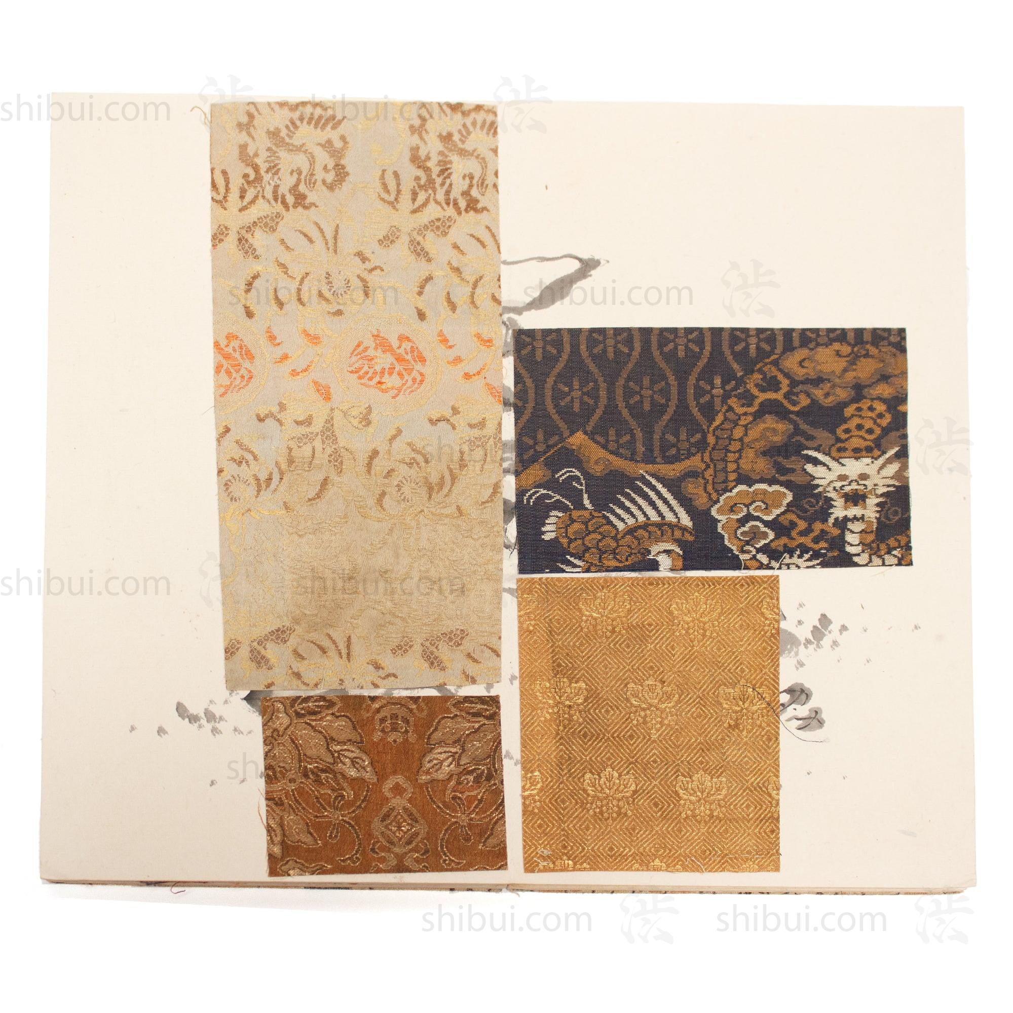Kire Kagami - Japanese Antique Brocade Sample Book - Image 7
