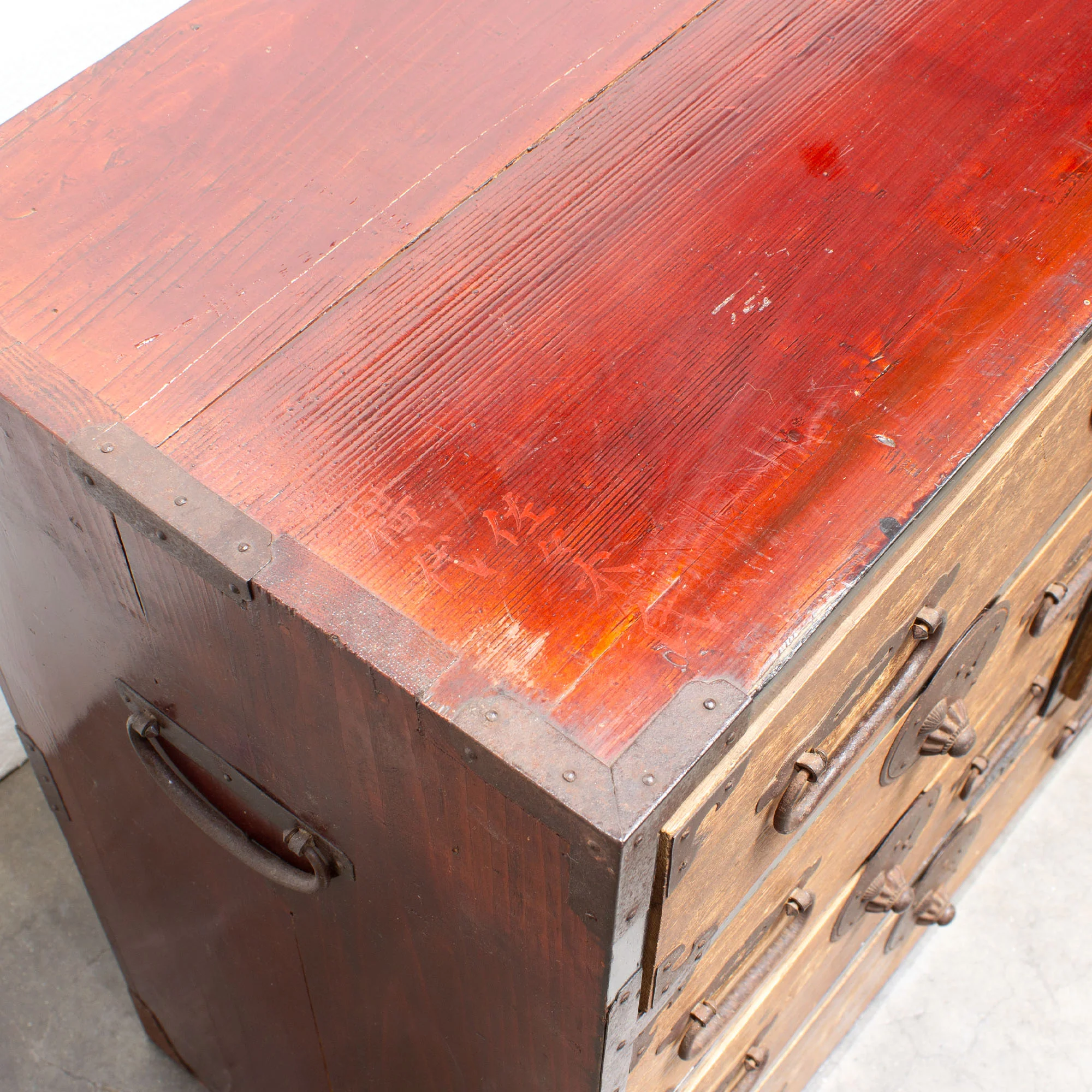 Kiri Ko Dansu | Small Japanese Antique Tansu Personal Chest - Image 5
