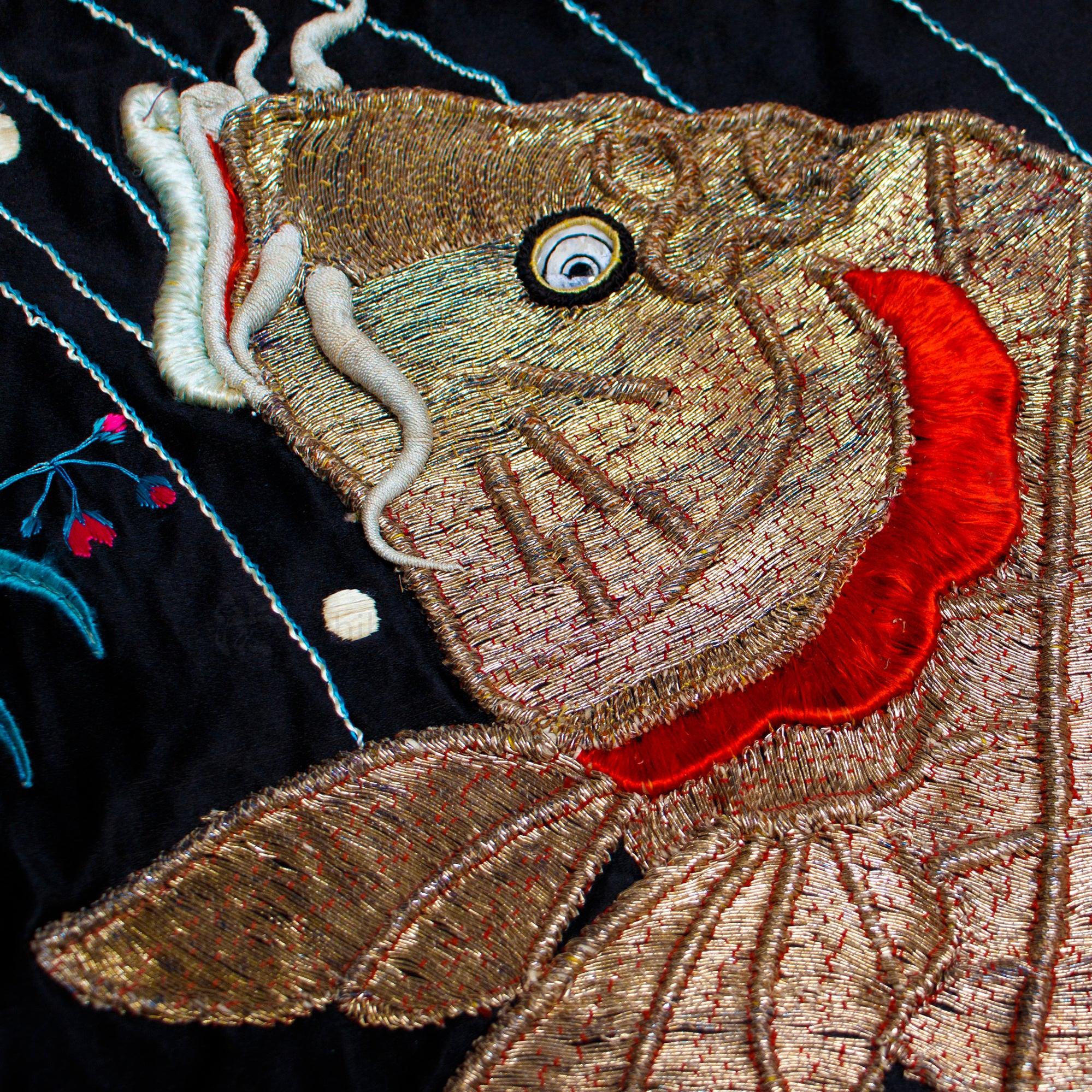 Koi Fukusa Japanese Antique Gift Cover - Image 2