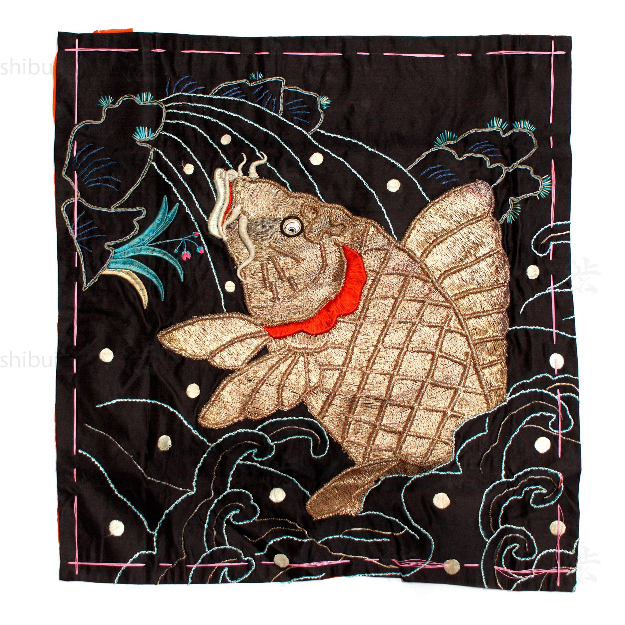 Koi Fukusa Japanese Antique Gift Cover - Image 6