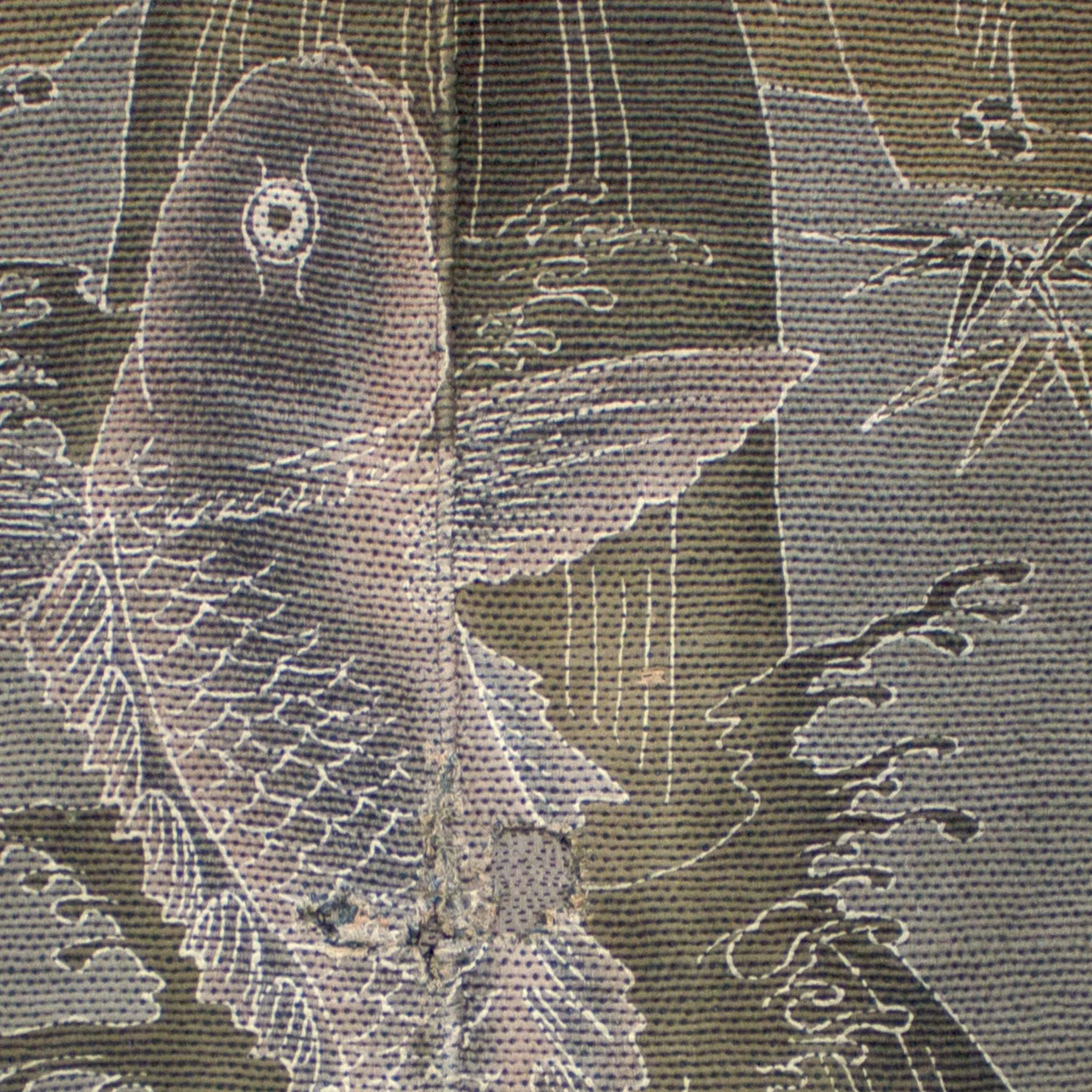 Koi Tsutsugaki Hanten Antique Fireman's Coat - Image 2