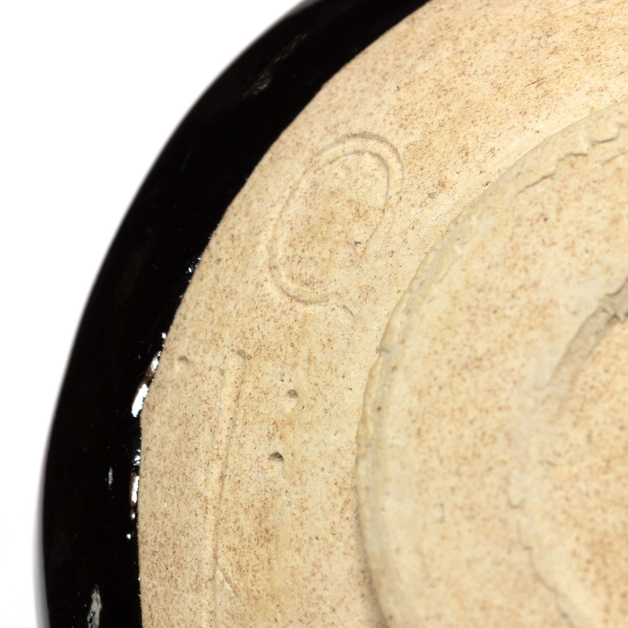 Kuro-Oribe Ware Chawan | Japanese Tea Bowl - Image 2
