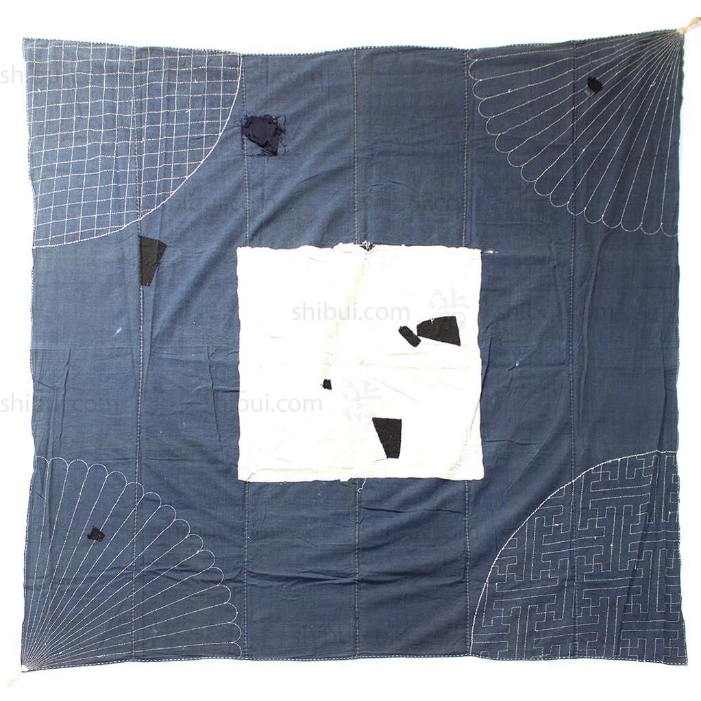 Large Indigo Sashiko Furoshiki - Image 4