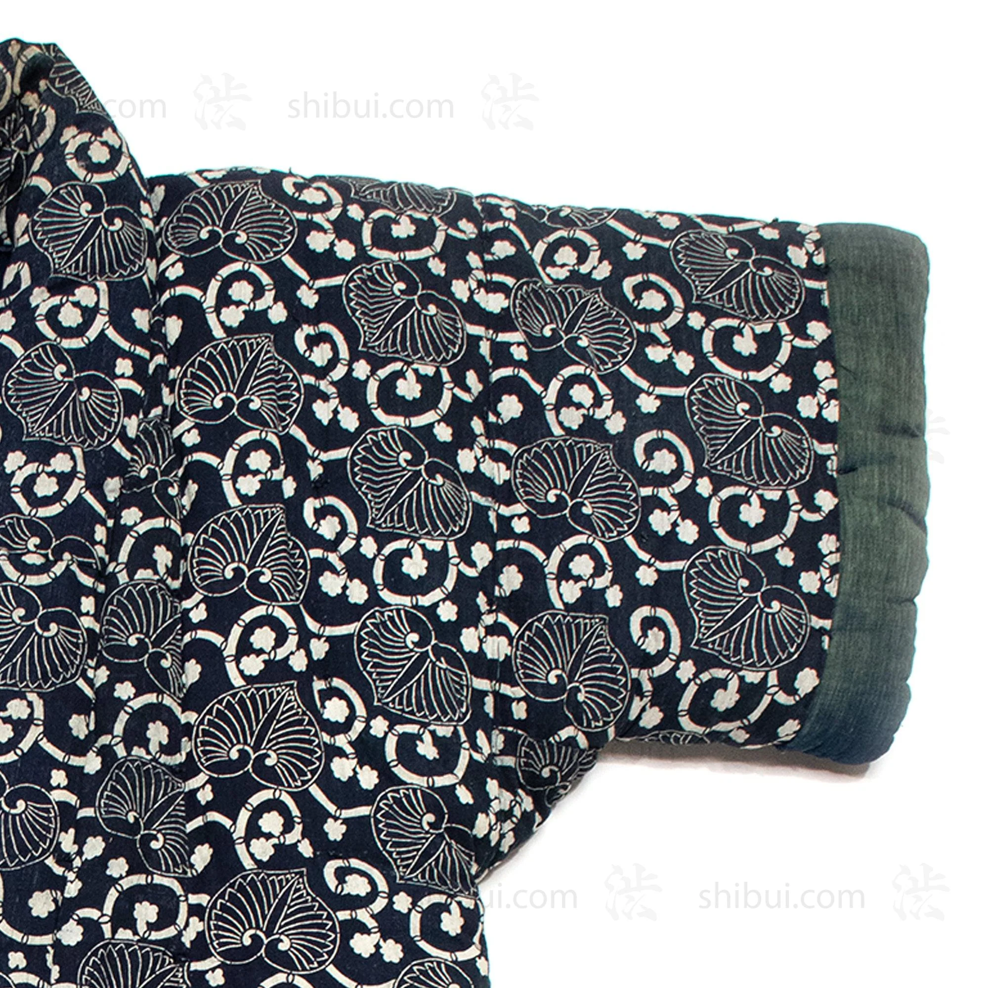 Large Japanese Indigo Cotton Katazome Yogi - Image 3