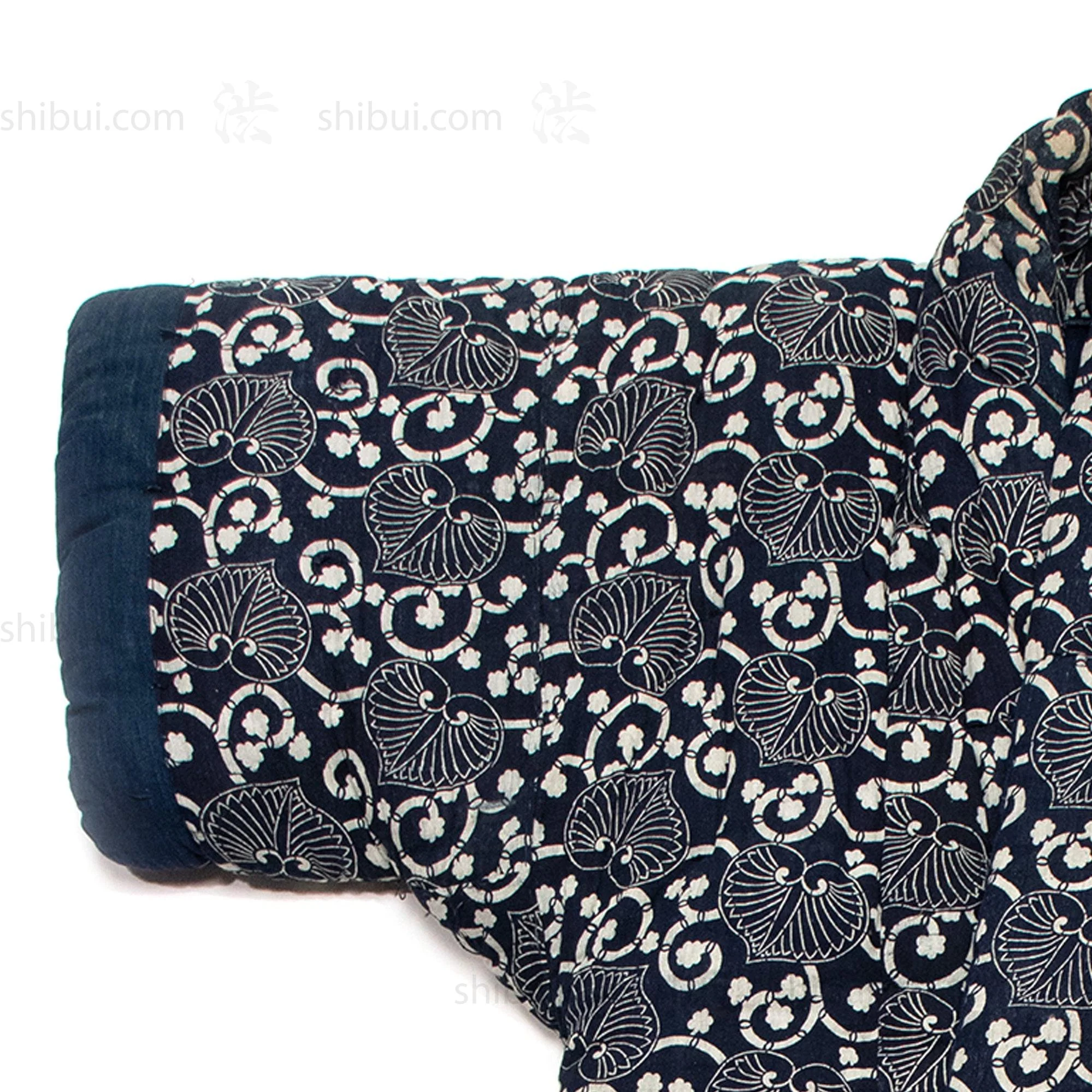 Large Japanese Indigo Cotton Katazome Yogi - Image 5