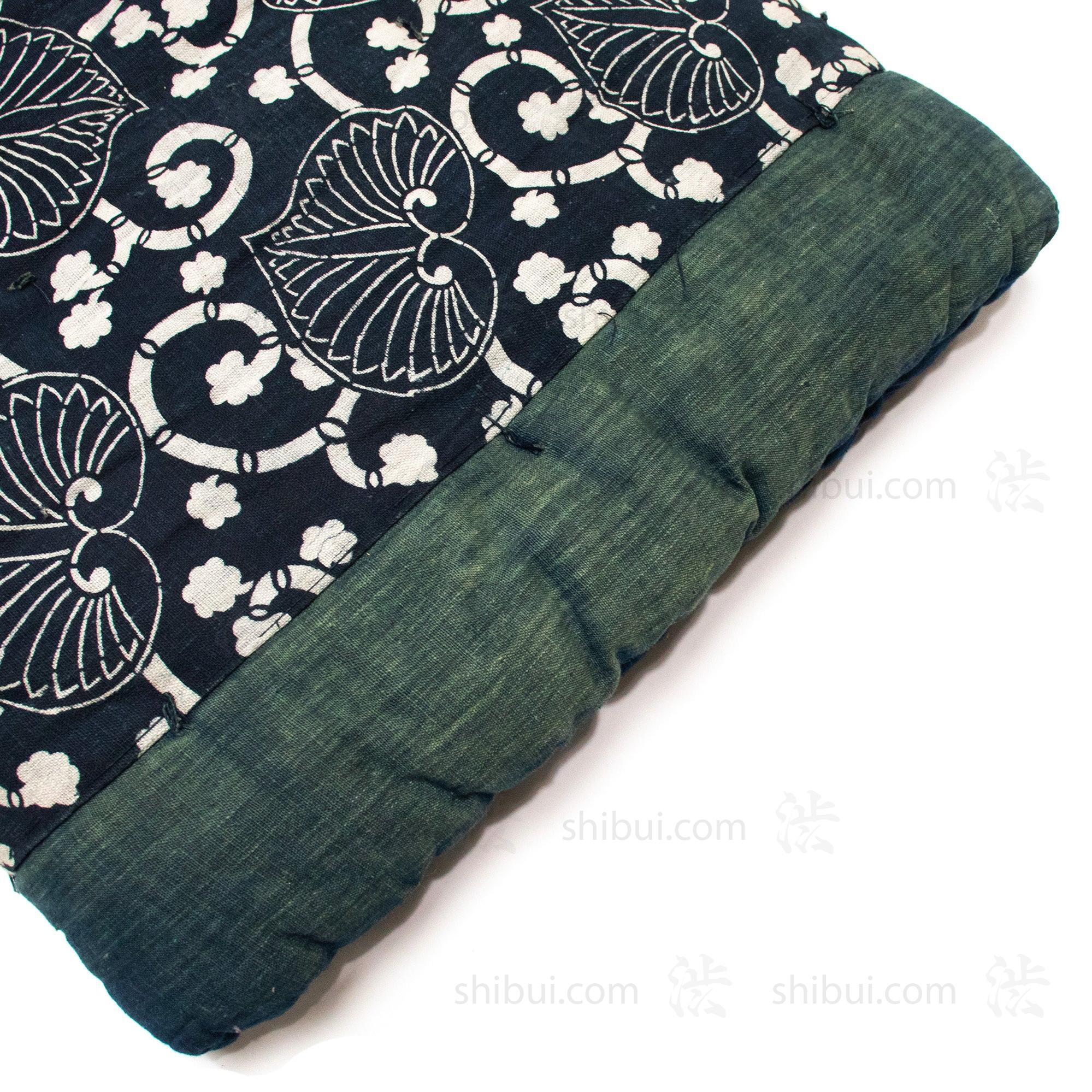 Large Japanese Indigo Cotton Katazome Yogi - Image 7
