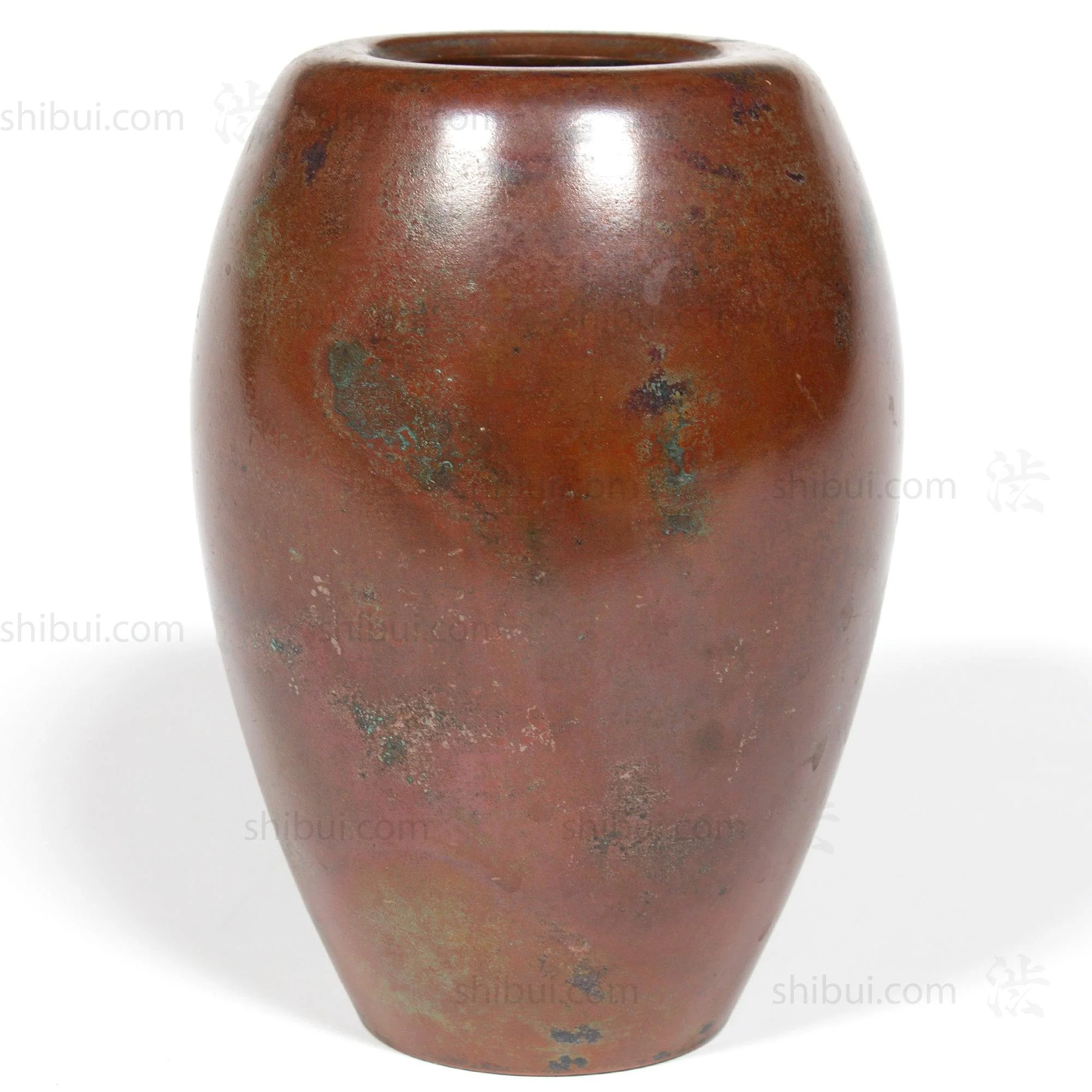 Large Vintage Bronze Flower Vase - Image 2