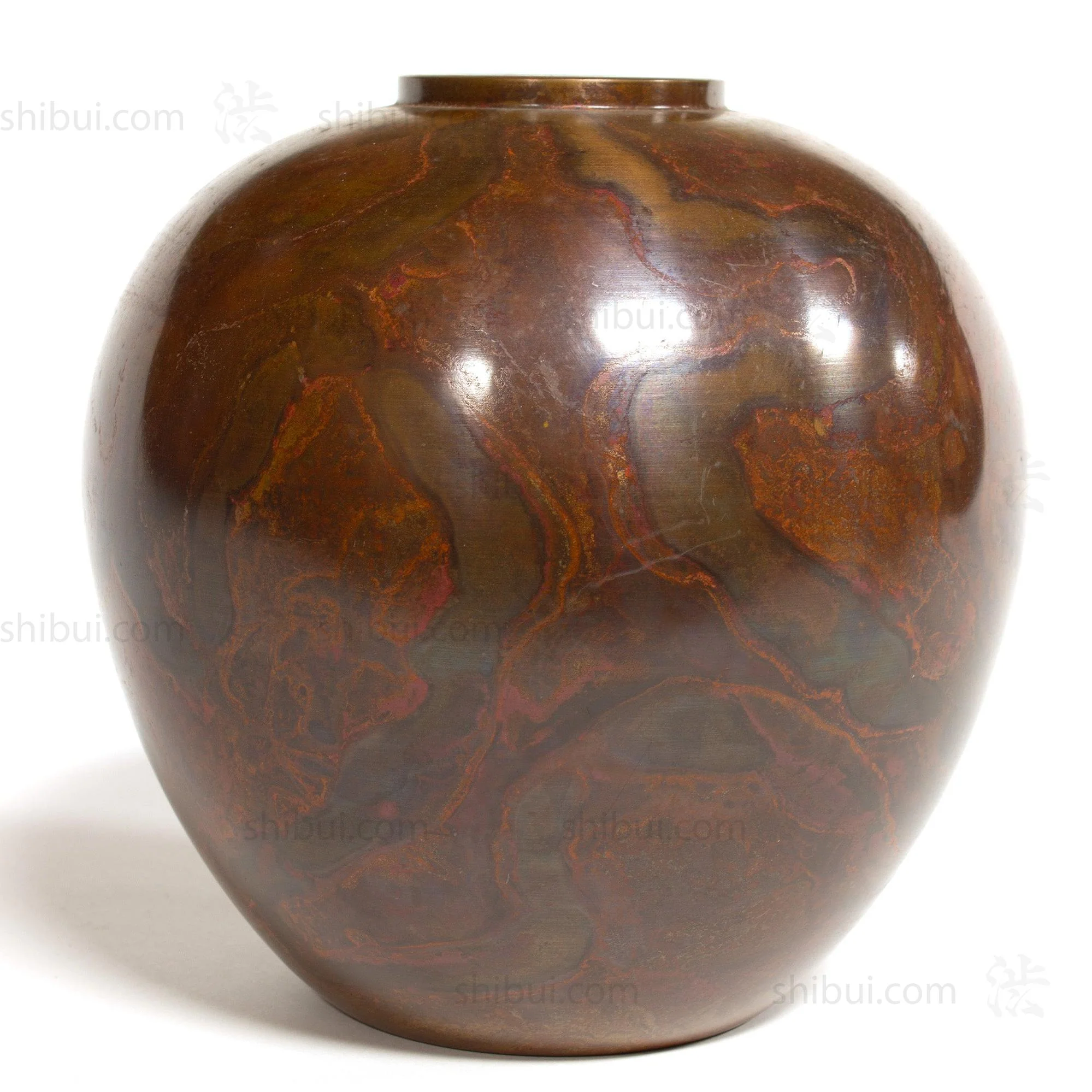 Large Vintage Bronze Vase - Image 3