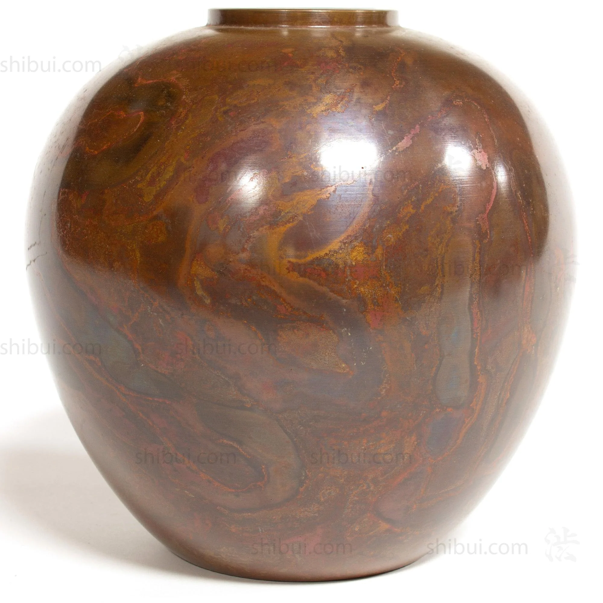 Large Vintage Bronze Vase - Image 4