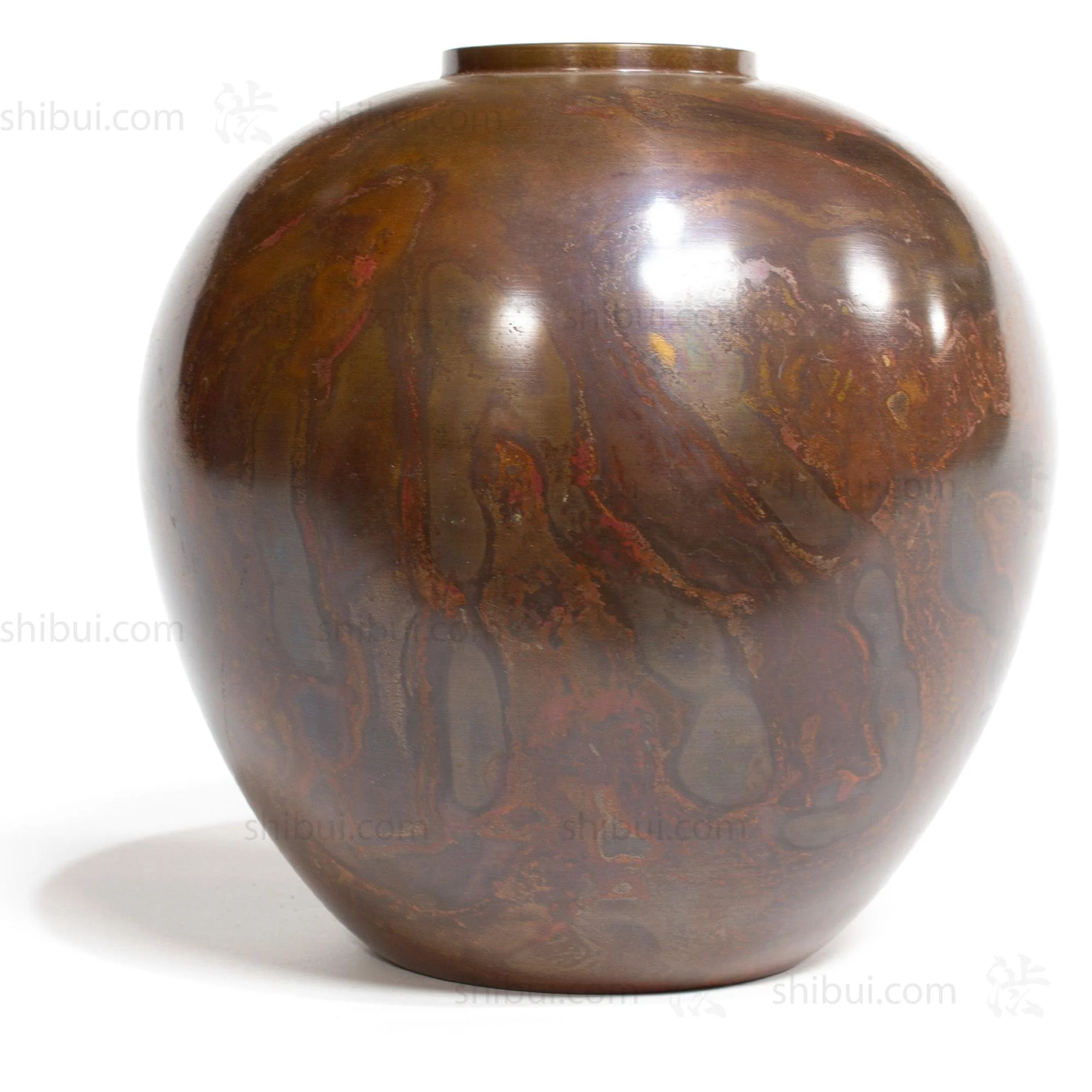 Large Vintage Bronze Vase - Image 6