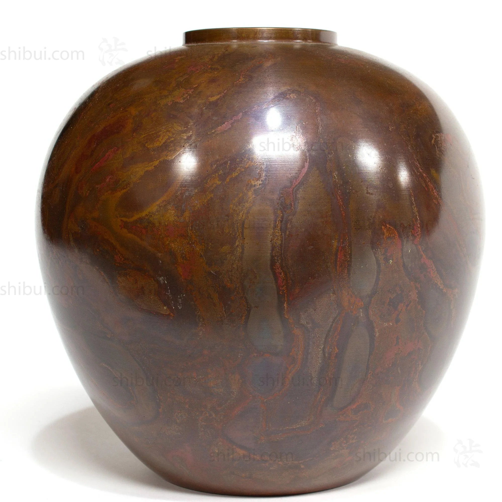 Large Vintage Bronze Vase - Image 8