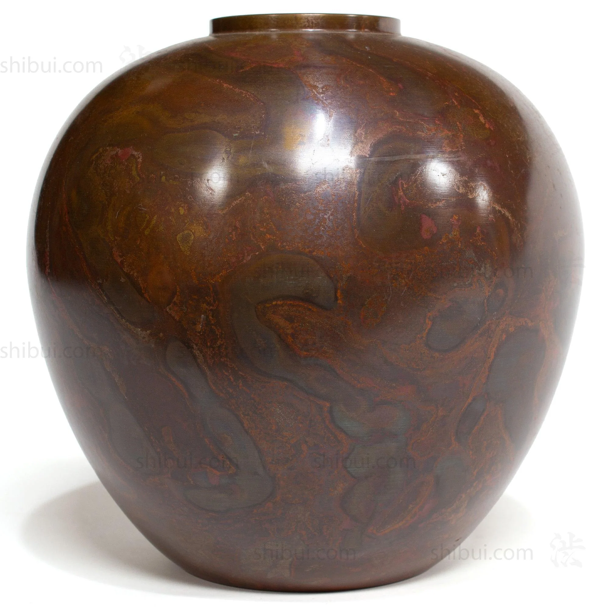 Large Vintage Bronze Vase - Image 9