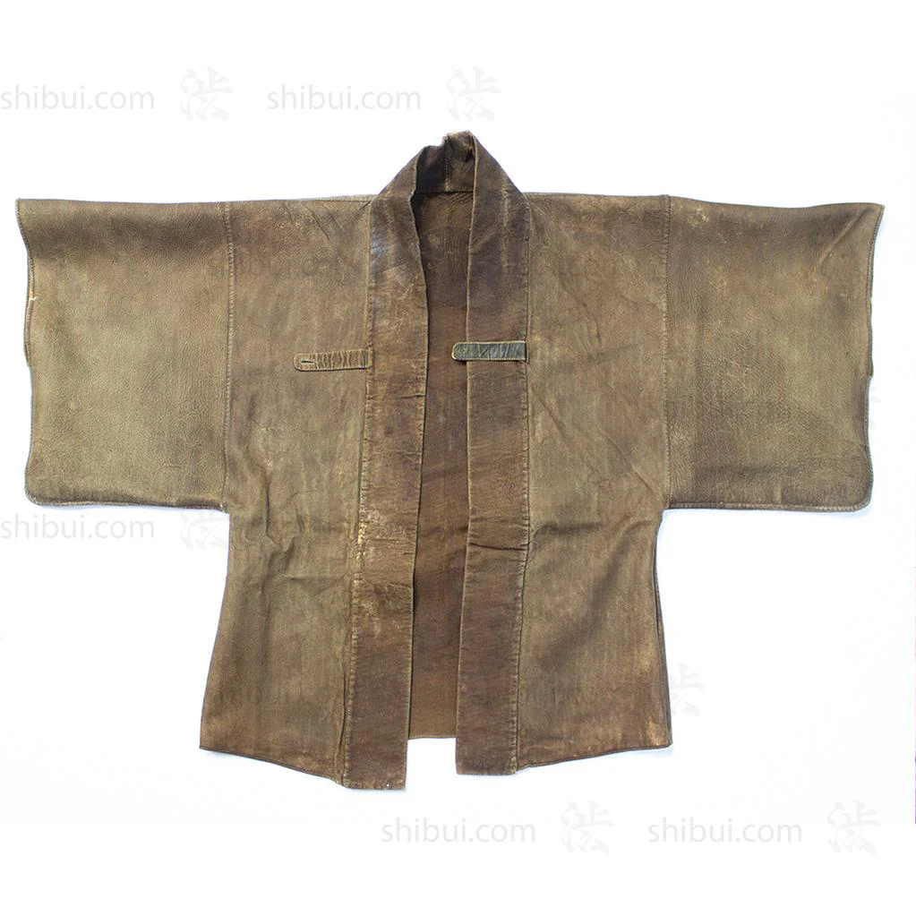 Inden Kawabaori Beautiful Deerskin Fireman's Coat - Image 4