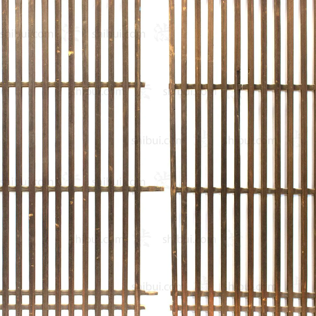 Pair of Machiya Exterior Panels | Japanese Cedar Architectural Panel | Screen - Image 11