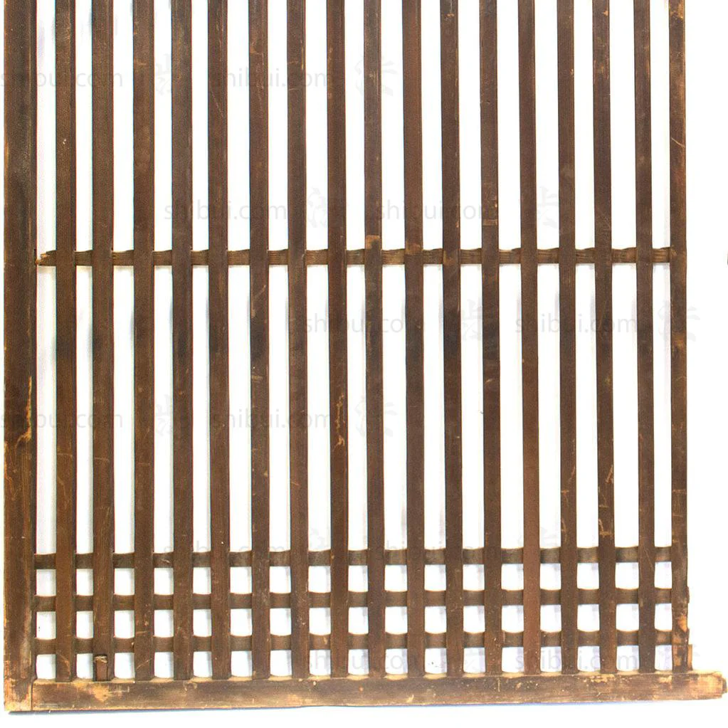 Pair of Machiya Exterior Panels | Japanese Cedar Architectural Panel | Screen - Image 8